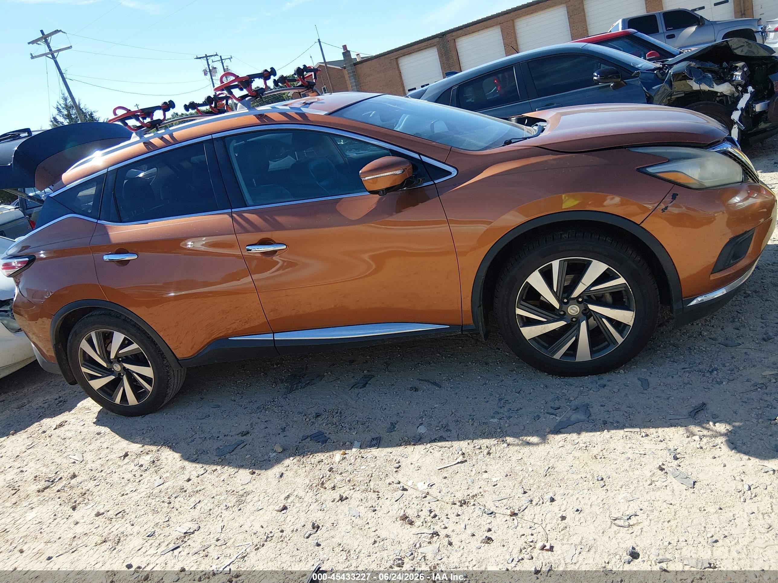2015 Nissan Murano Platinum Orange vin: 5N1AZ2MG1FN273033