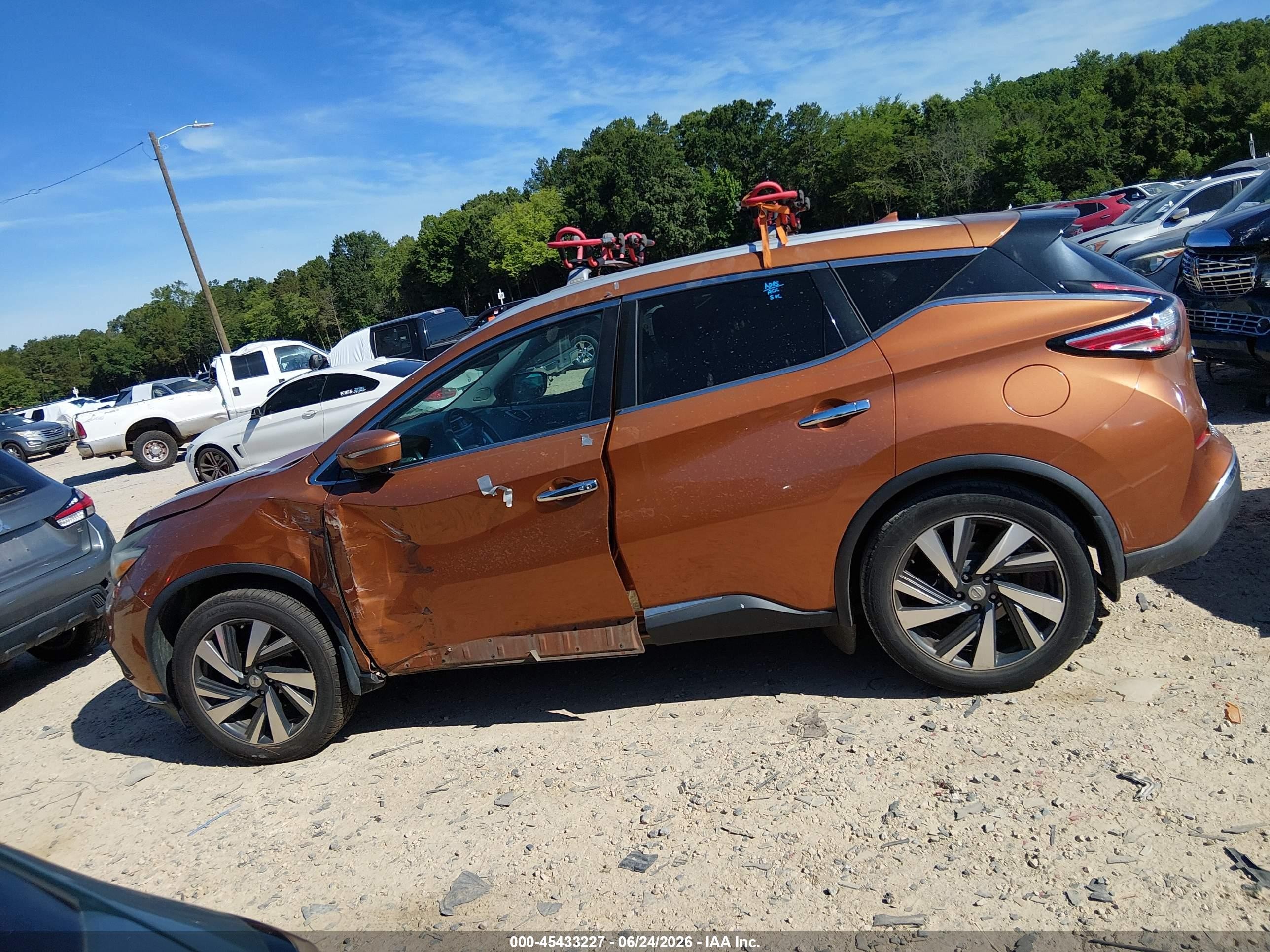 2015 Nissan Murano Platinum Orange vin: 5N1AZ2MG1FN273033
