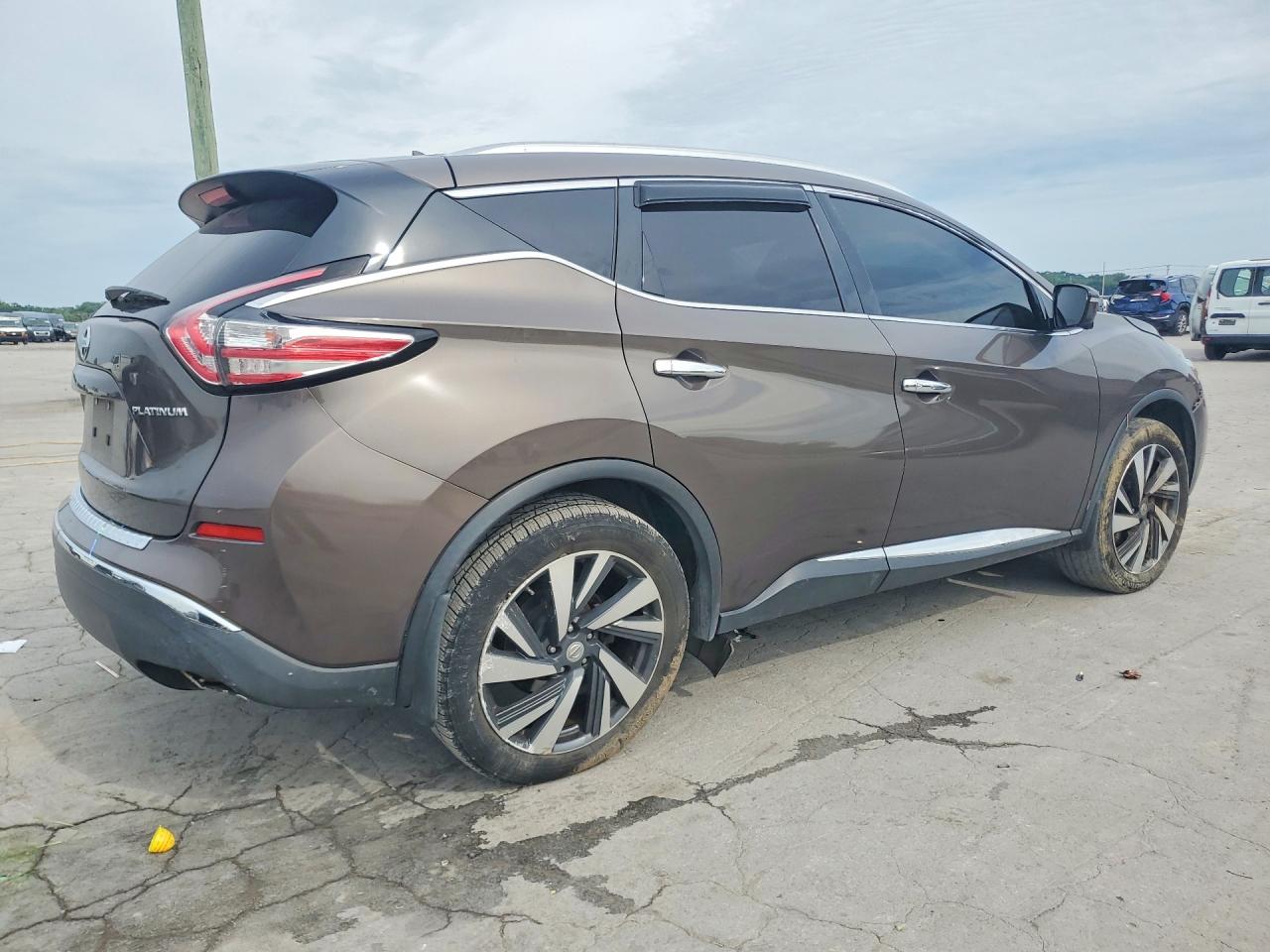 2015 Nissan Murano Platinum Gray vin: 5N1AZ2MG1FN277308