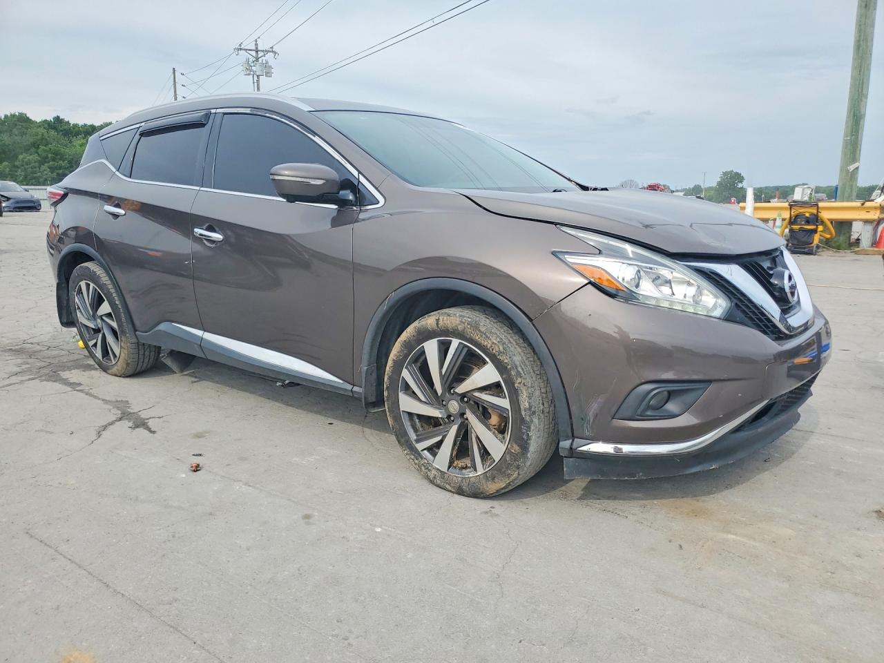 2015 Nissan Murano Platinum Gray vin: 5N1AZ2MG1FN277308