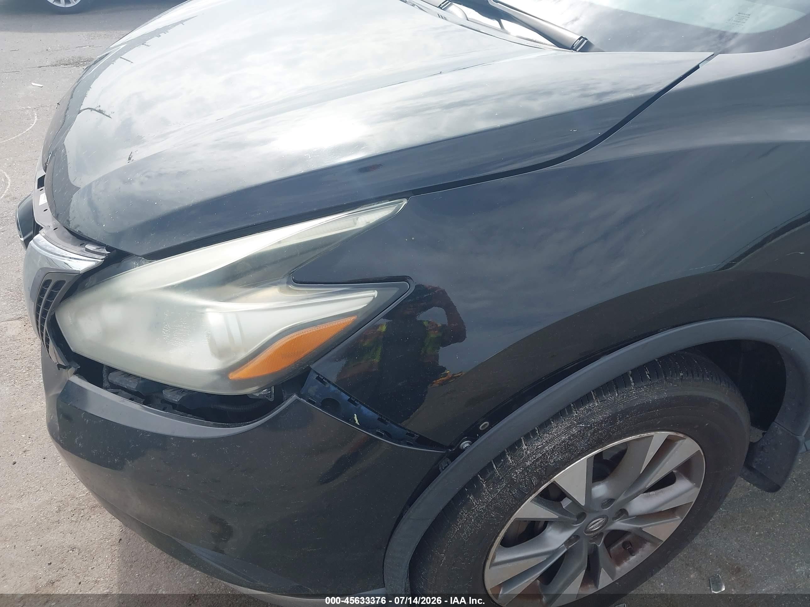 2015 Nissan Murano Sv Black vin: 5N1AZ2MG1FN285635