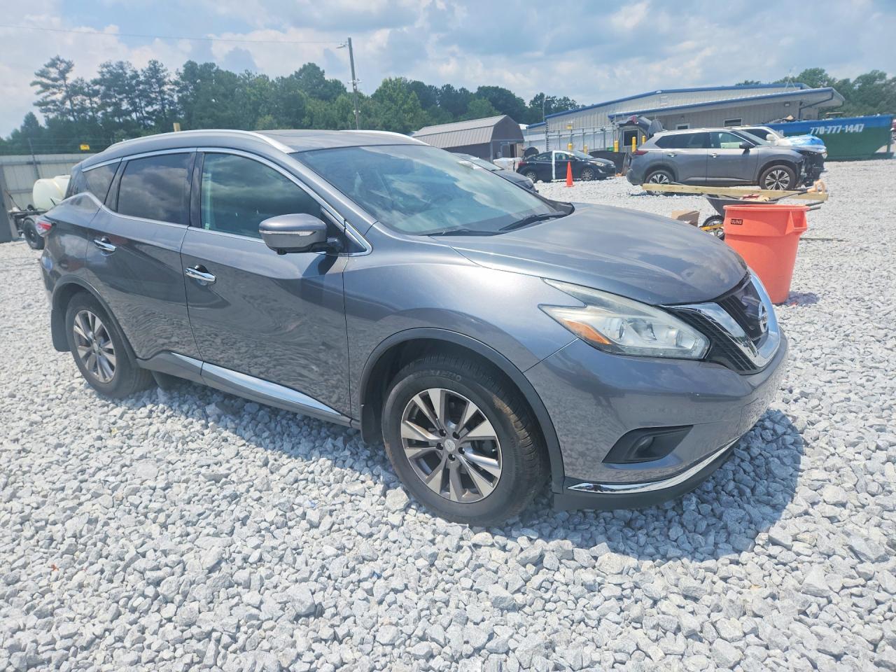 2015 Nissan Murano Sl Gray vin: 5N1AZ2MG2FN206795