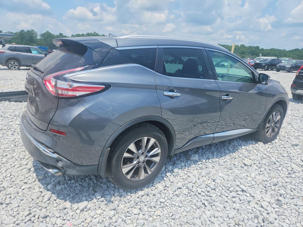 2015 Nissan Murano Sl Gray vin: 5N1AZ2MG2FN206795