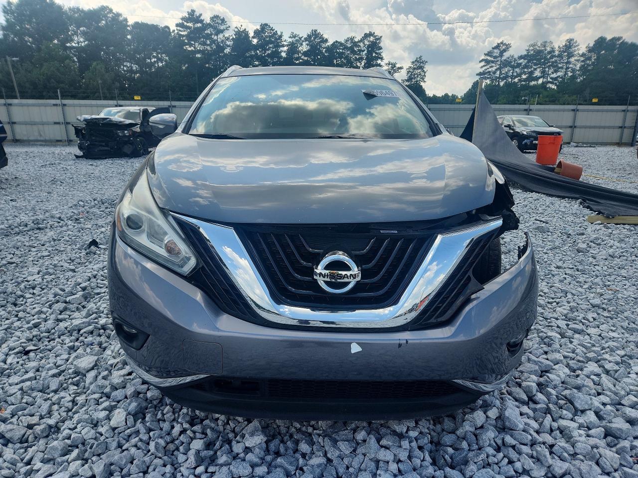 2015 Nissan Murano Sl Gray vin: 5N1AZ2MG2FN206795