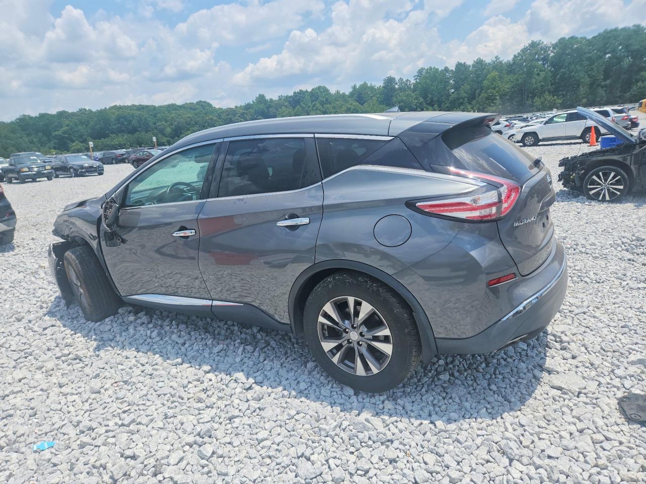 2015 Nissan Murano Sl Gray vin: 5N1AZ2MG2FN206795