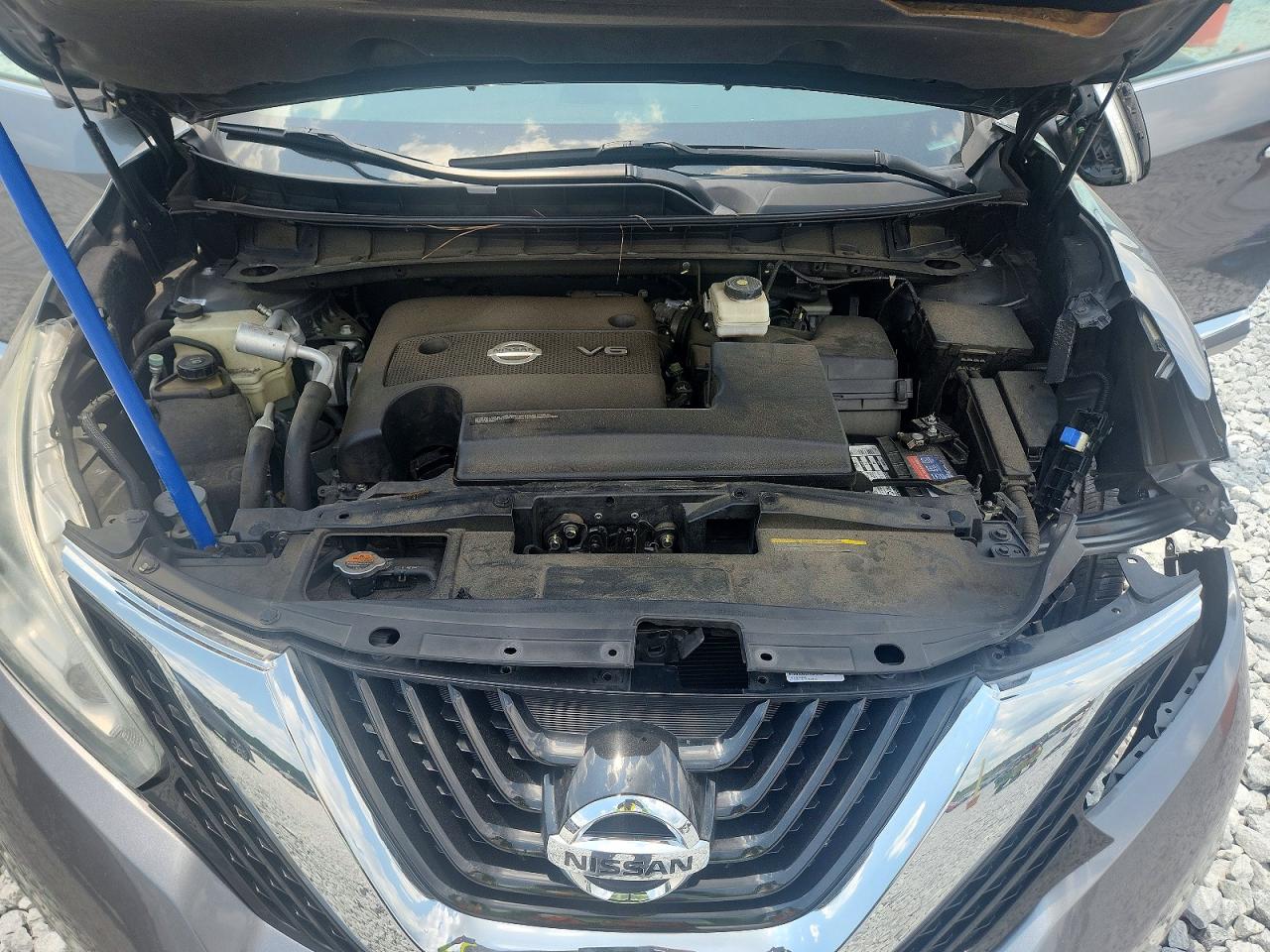 2015 Nissan Murano Sl Gray vin: 5N1AZ2MG2FN206795
