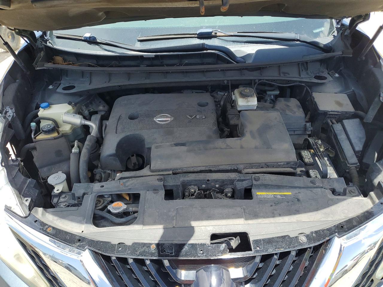 2015 Nissan Murano Sl Blue vin: 5N1AZ2MG2FN234550