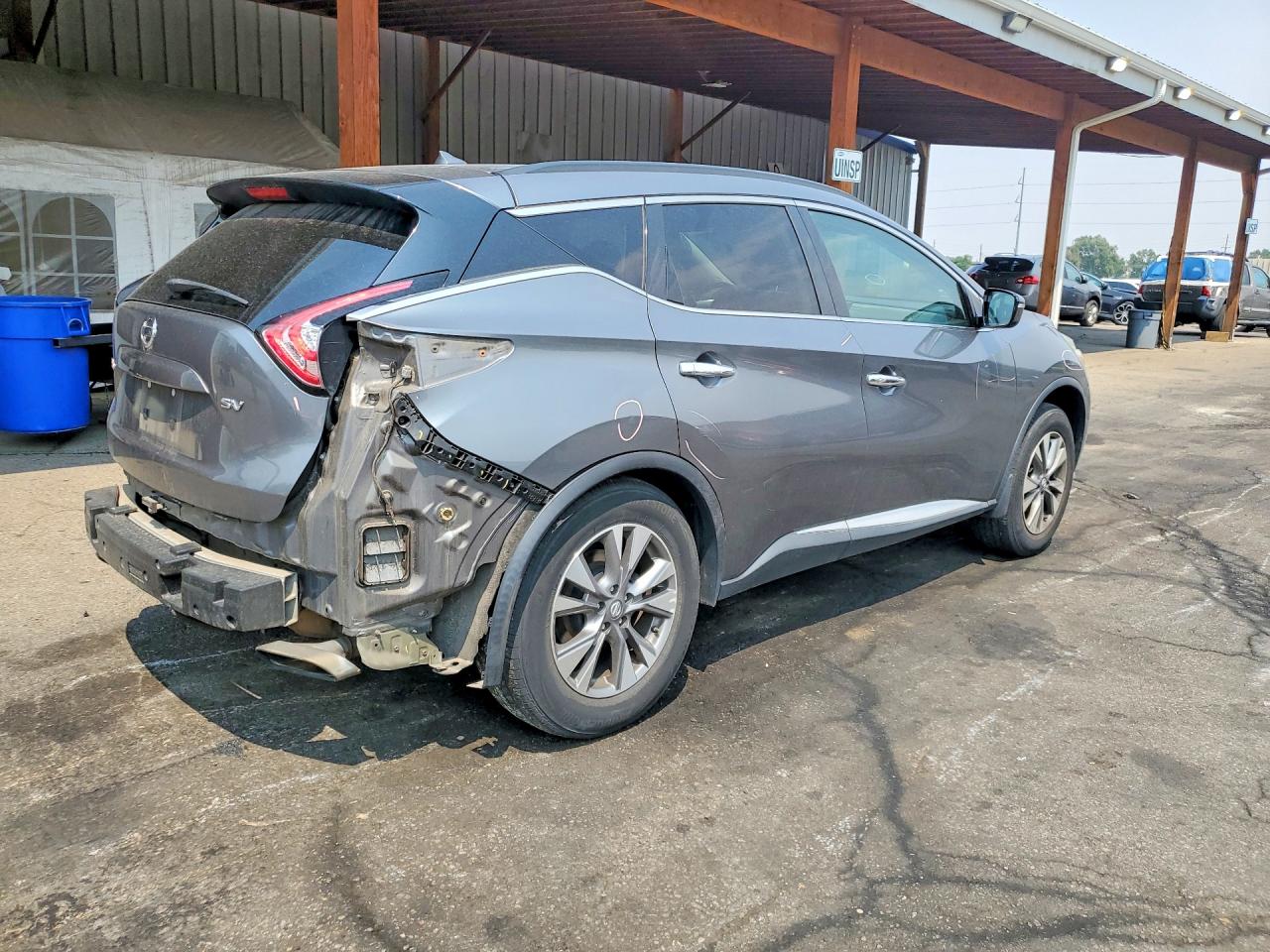 2015 Nissan Murano Sv Gray vin: 5N1AZ2MG2FN237108