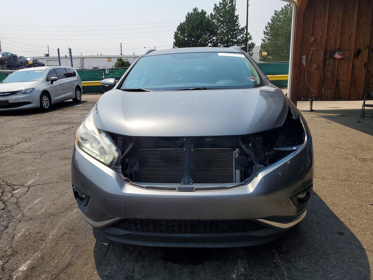 2015 Nissan Murano Sv Gray vin: 5N1AZ2MG2FN237108
