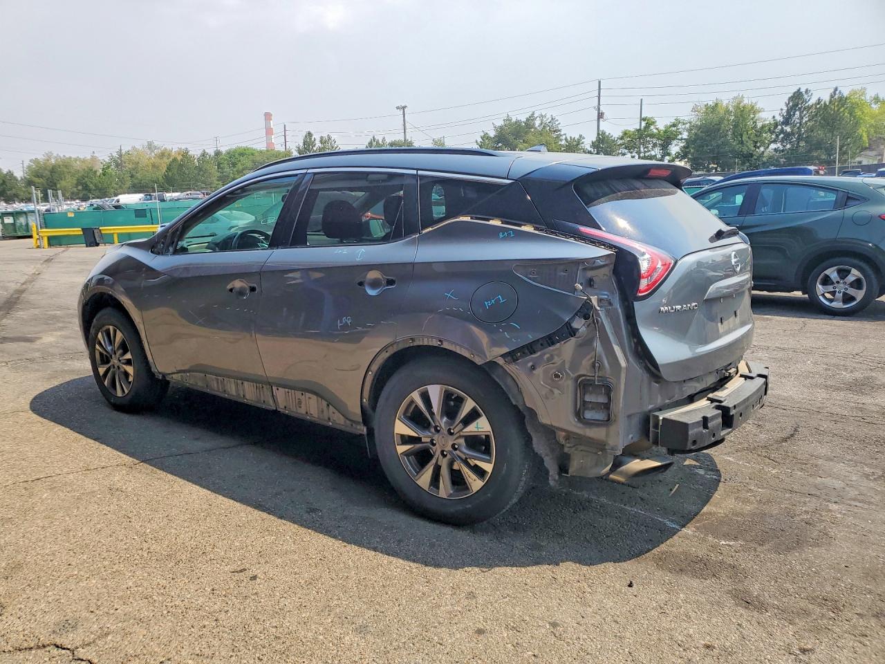 2015 Nissan Murano Sv Gray vin: 5N1AZ2MG2FN237108