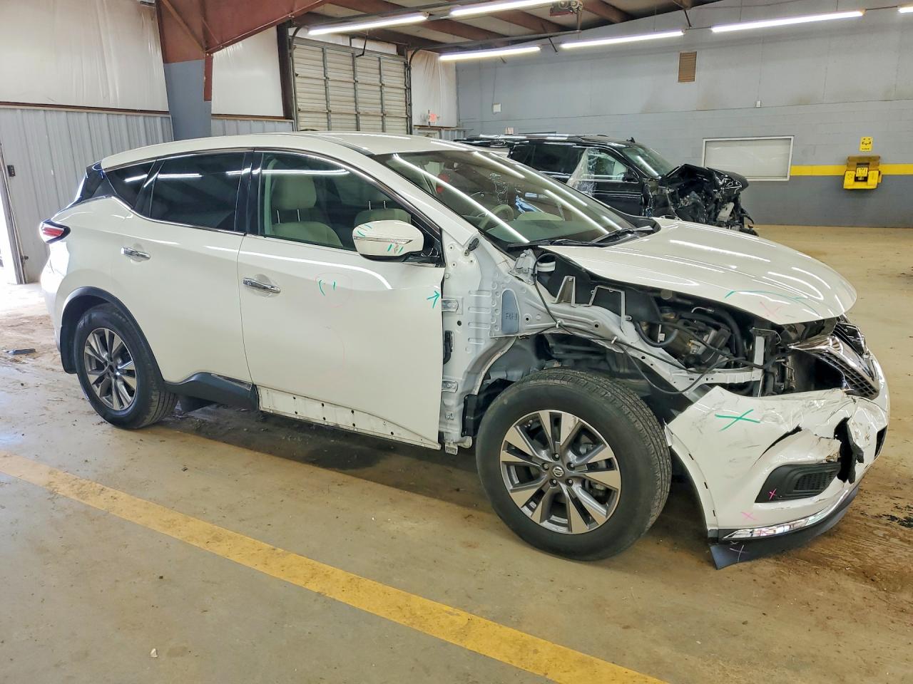 2015 Nissan Murano S White vin: 5N1AZ2MG2FN250540