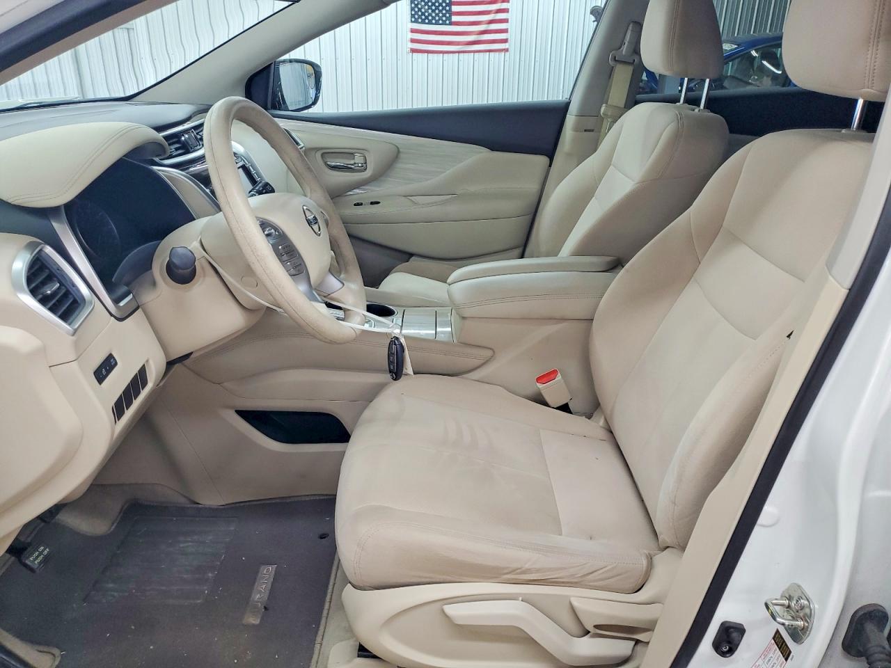 2015 Nissan Murano S White vin: 5N1AZ2MG2FN250540