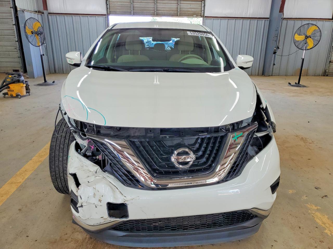 2015 Nissan Murano S White vin: 5N1AZ2MG2FN250540