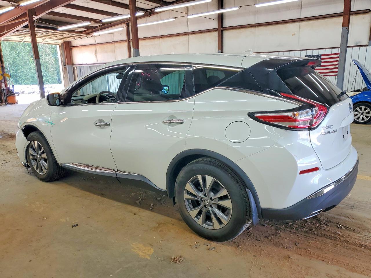 2015 Nissan Murano S White vin: 5N1AZ2MG2FN250540