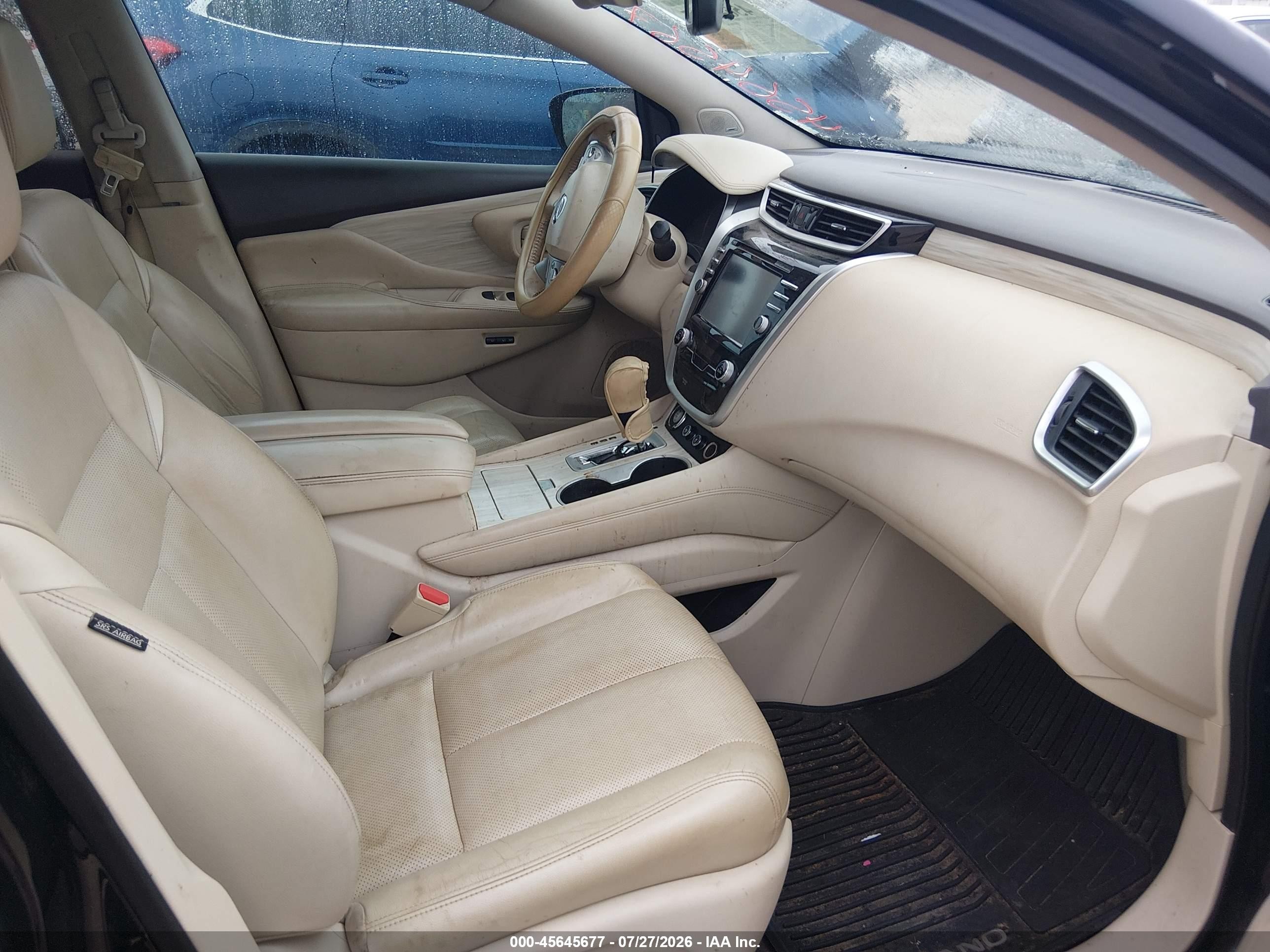 2015 Nissan Murano Platinum Black vin: 5N1AZ2MG2FN261361