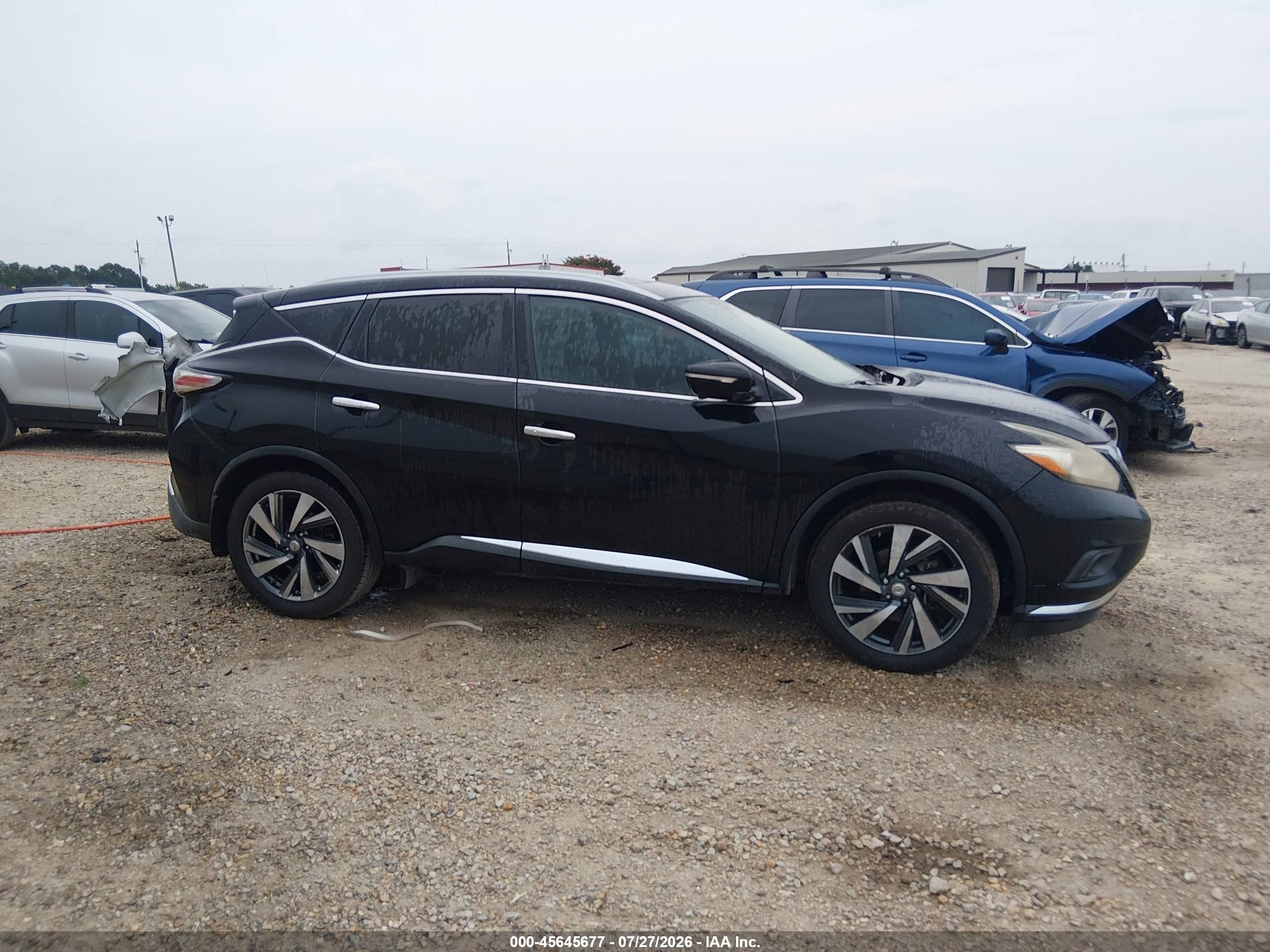 2015 Nissan Murano Platinum Black vin: 5N1AZ2MG2FN261361