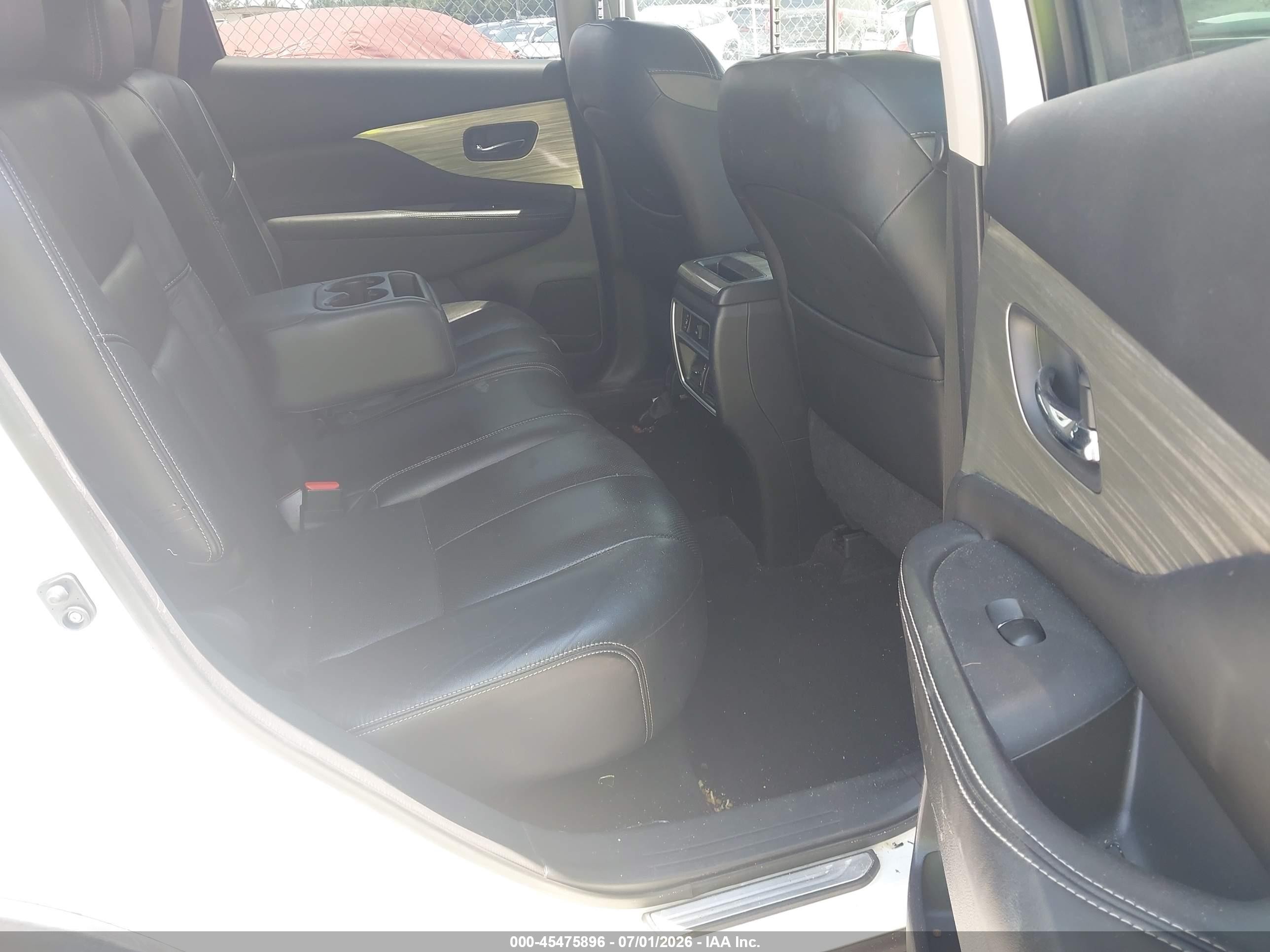 2015 Nissan Murano Platinum/s/sl/sv White vin: 5N1AZ2MG2FN269959
