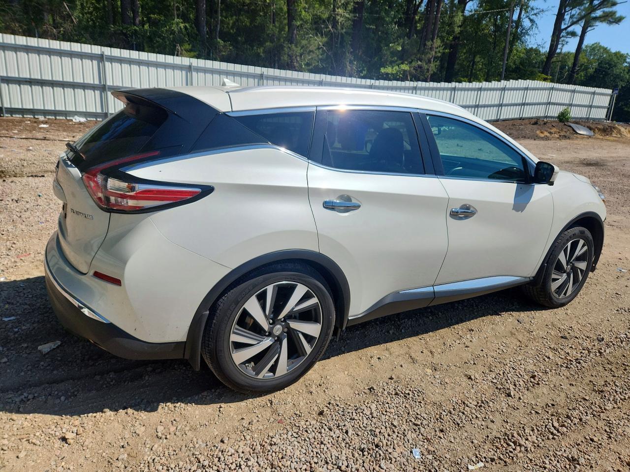 2015 Nissan Murano Platinum White vin: 5N1AZ2MG2FN280170