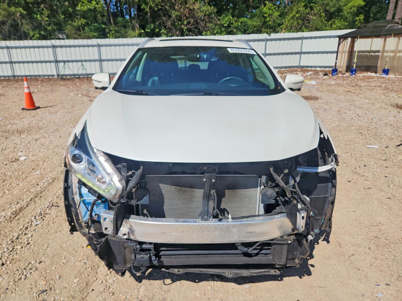 2015 Nissan Murano Platinum White vin: 5N1AZ2MG2FN280170