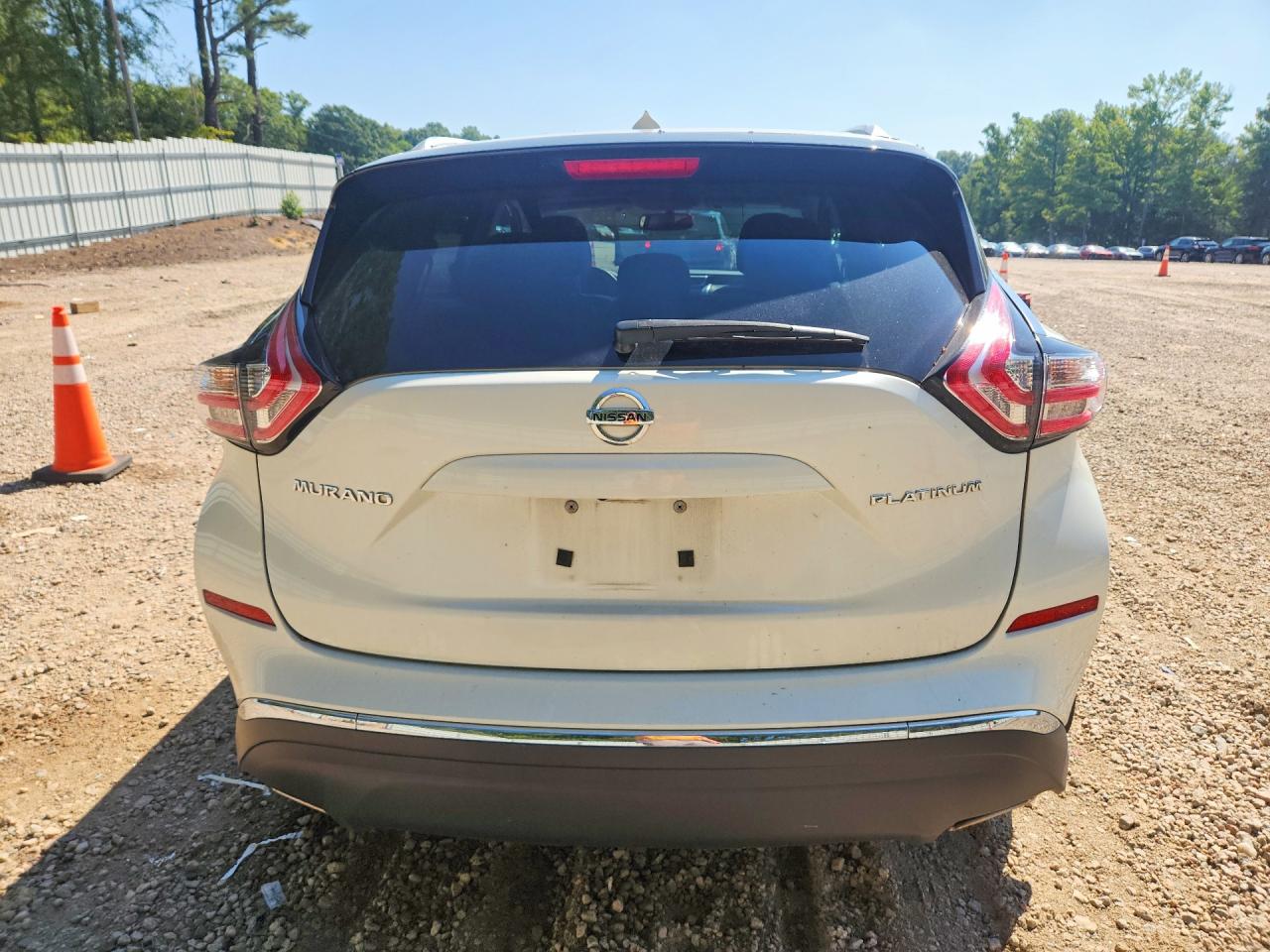 2015 Nissan Murano Platinum White vin: 5N1AZ2MG2FN280170