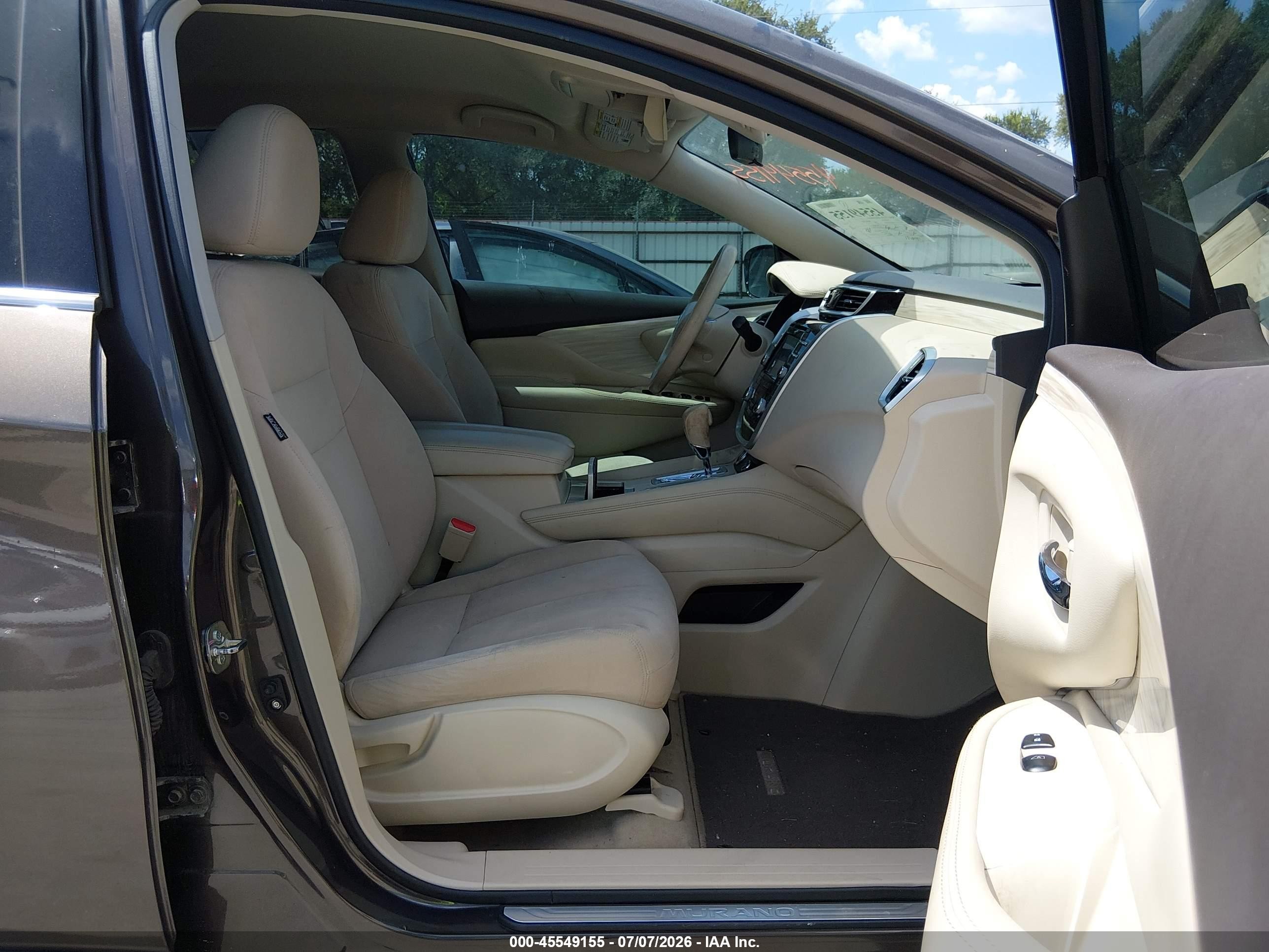 2015 Nissan Murano S Brown vin: 5N1AZ2MG2FN285403