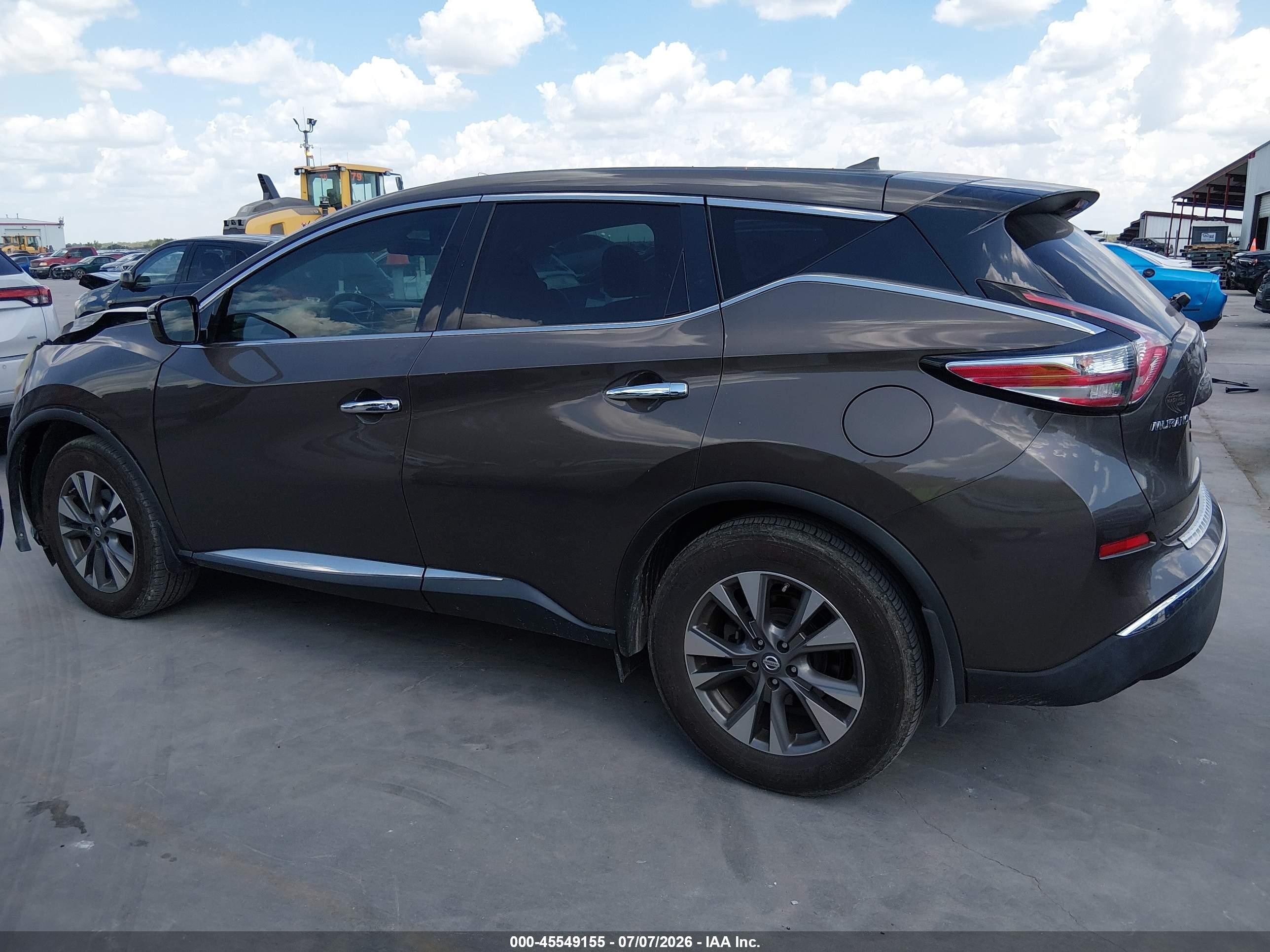 2015 Nissan Murano S Brown vin: 5N1AZ2MG2FN285403