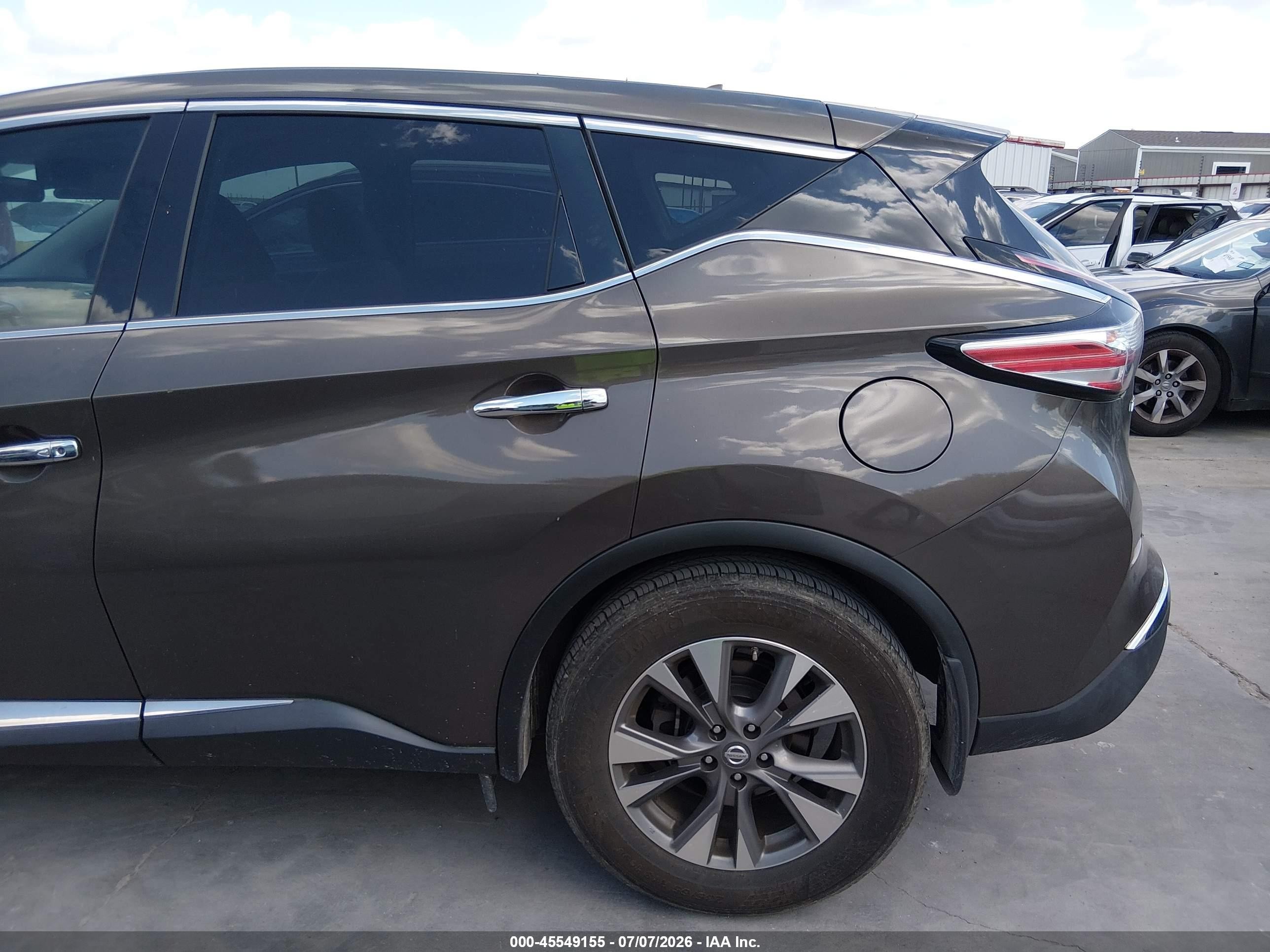 2015 Nissan Murano S Brown vin: 5N1AZ2MG2FN285403