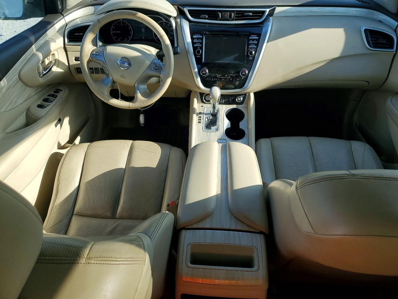 2015 Nissan Murano Sl White vin: 5N1AZ2MG3FN215523