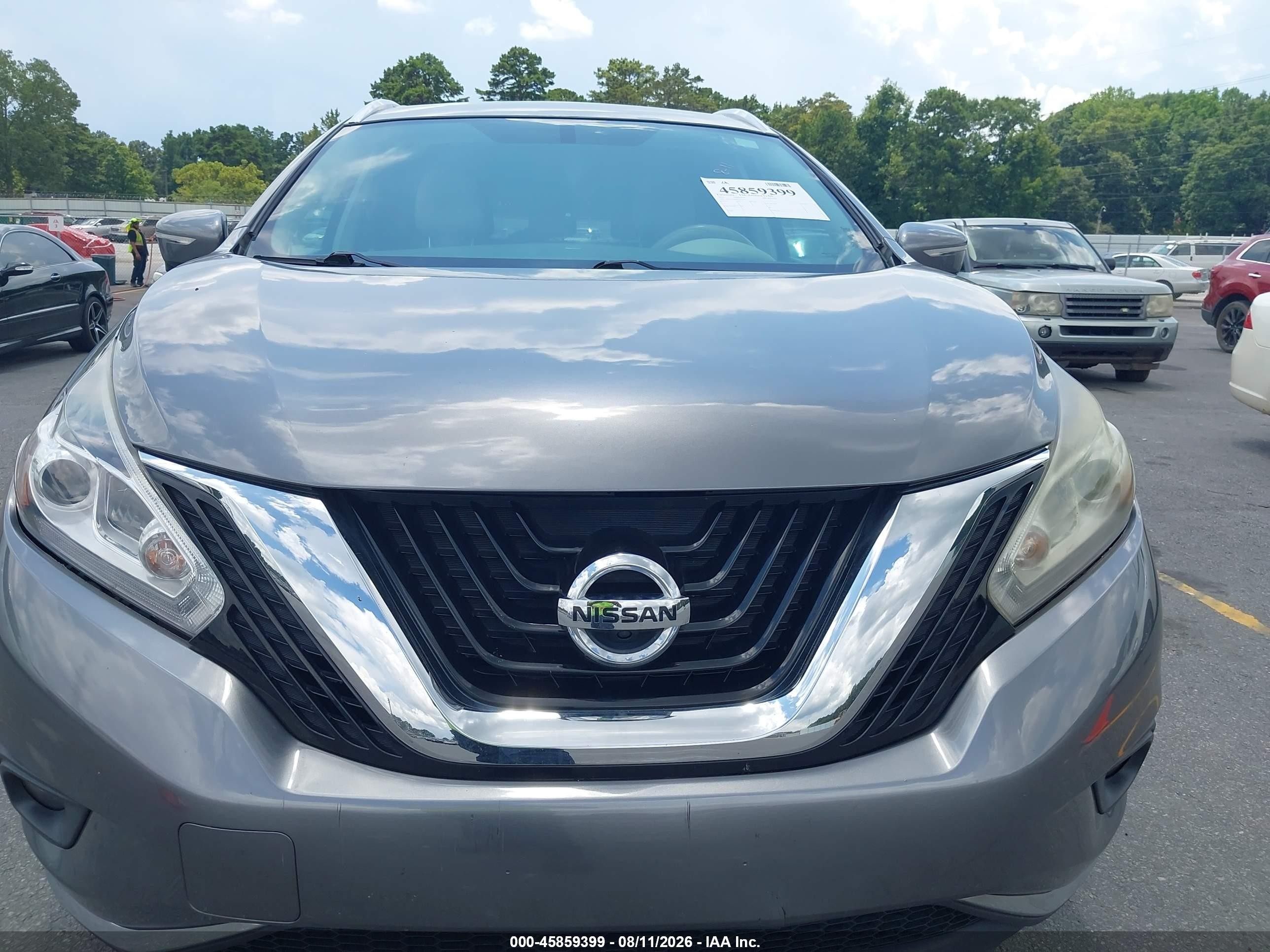 2015 Nissan Murano Platinum Gray vin: 5N1AZ2MG3FN222312