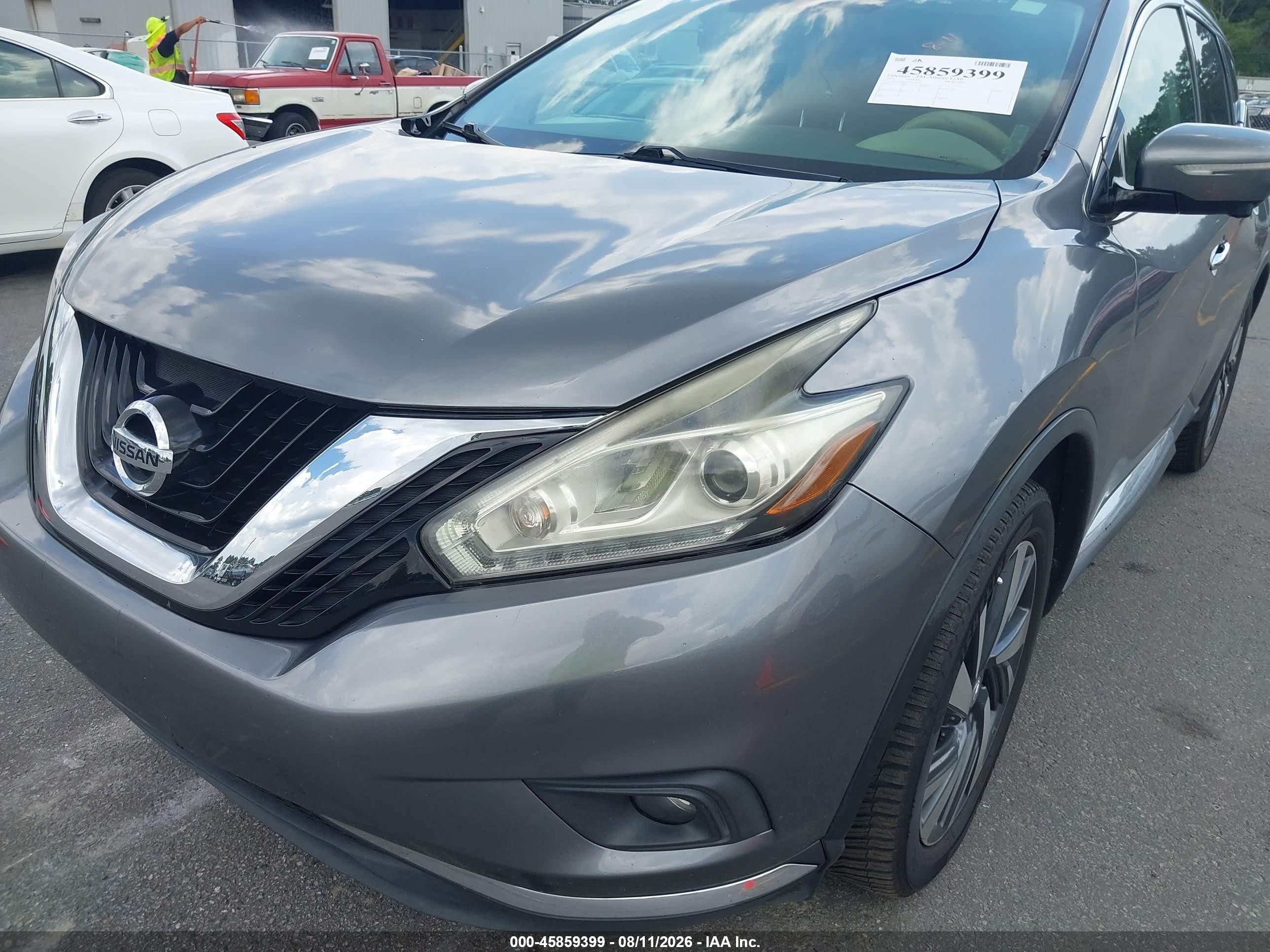2015 Nissan Murano Platinum Gray vin: 5N1AZ2MG3FN222312