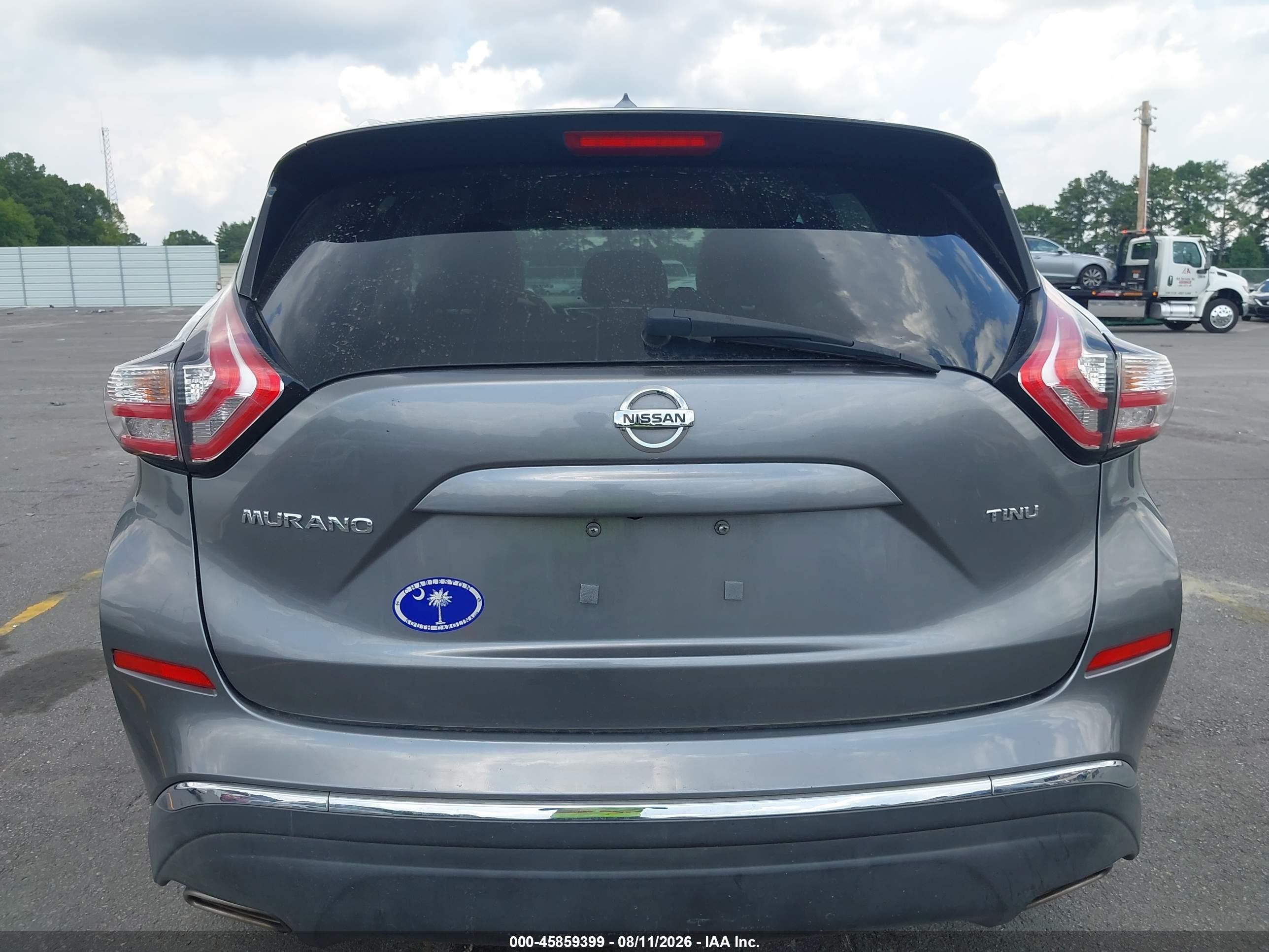 2015 Nissan Murano Platinum Gray vin: 5N1AZ2MG3FN222312