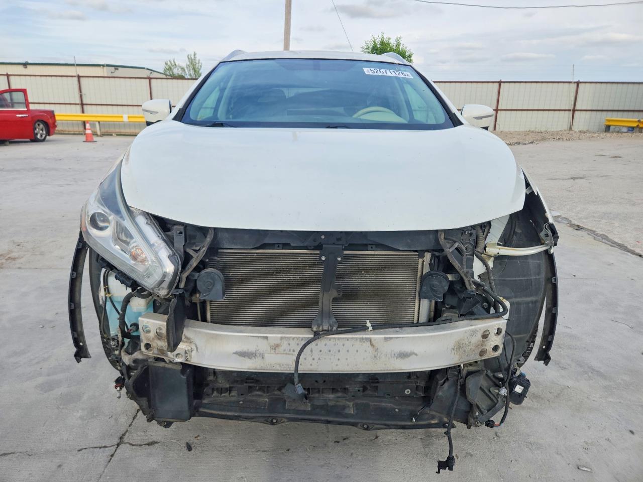 2015 Nissan Murano Platinum White vin: 5N1AZ2MG3FN250501