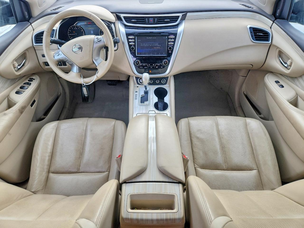 2015 Nissan Murano Platinum White vin: 5N1AZ2MG3FN250501