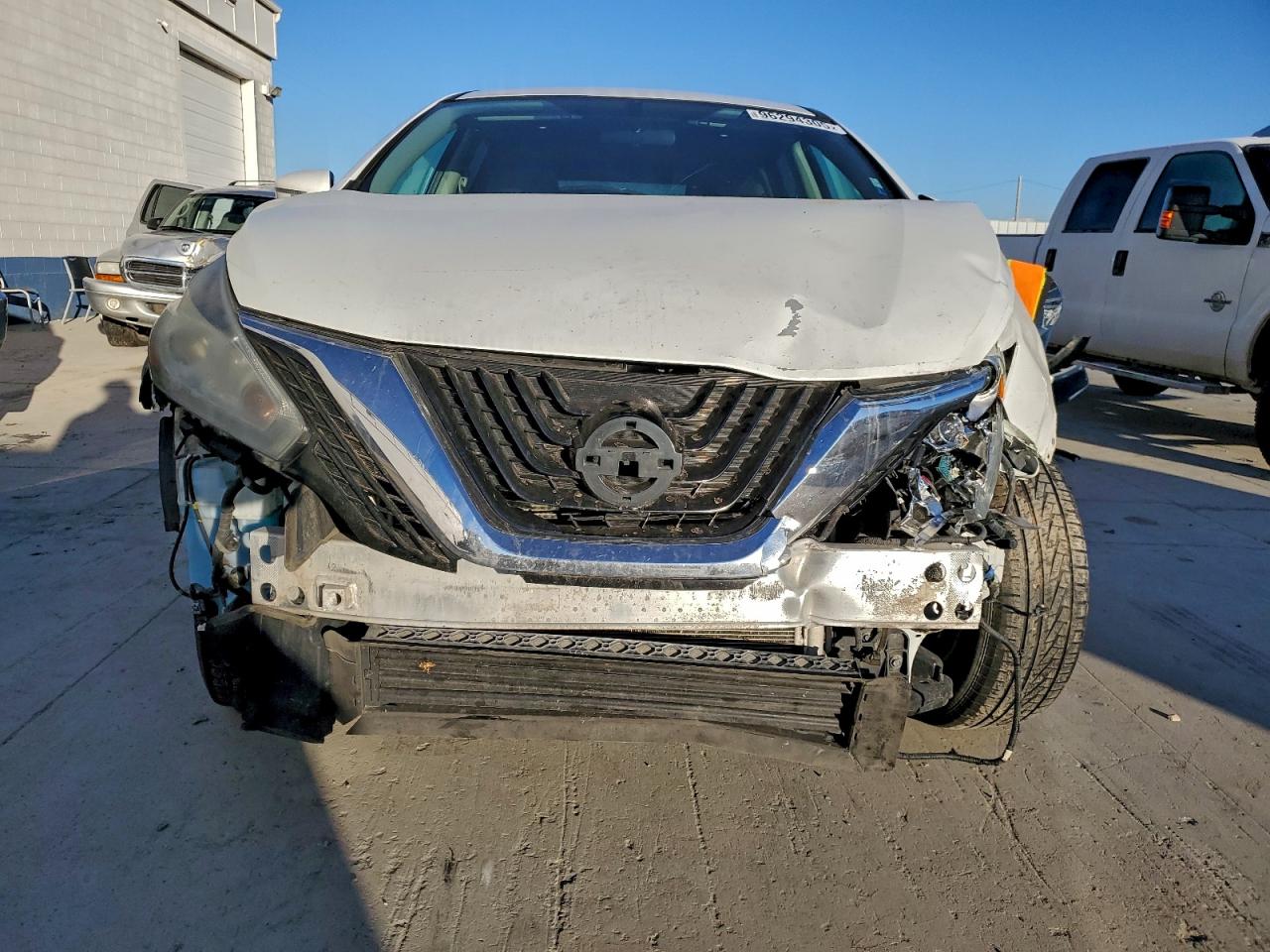 2015 Nissan Murano S White vin: 5N1AZ2MG3FN266617