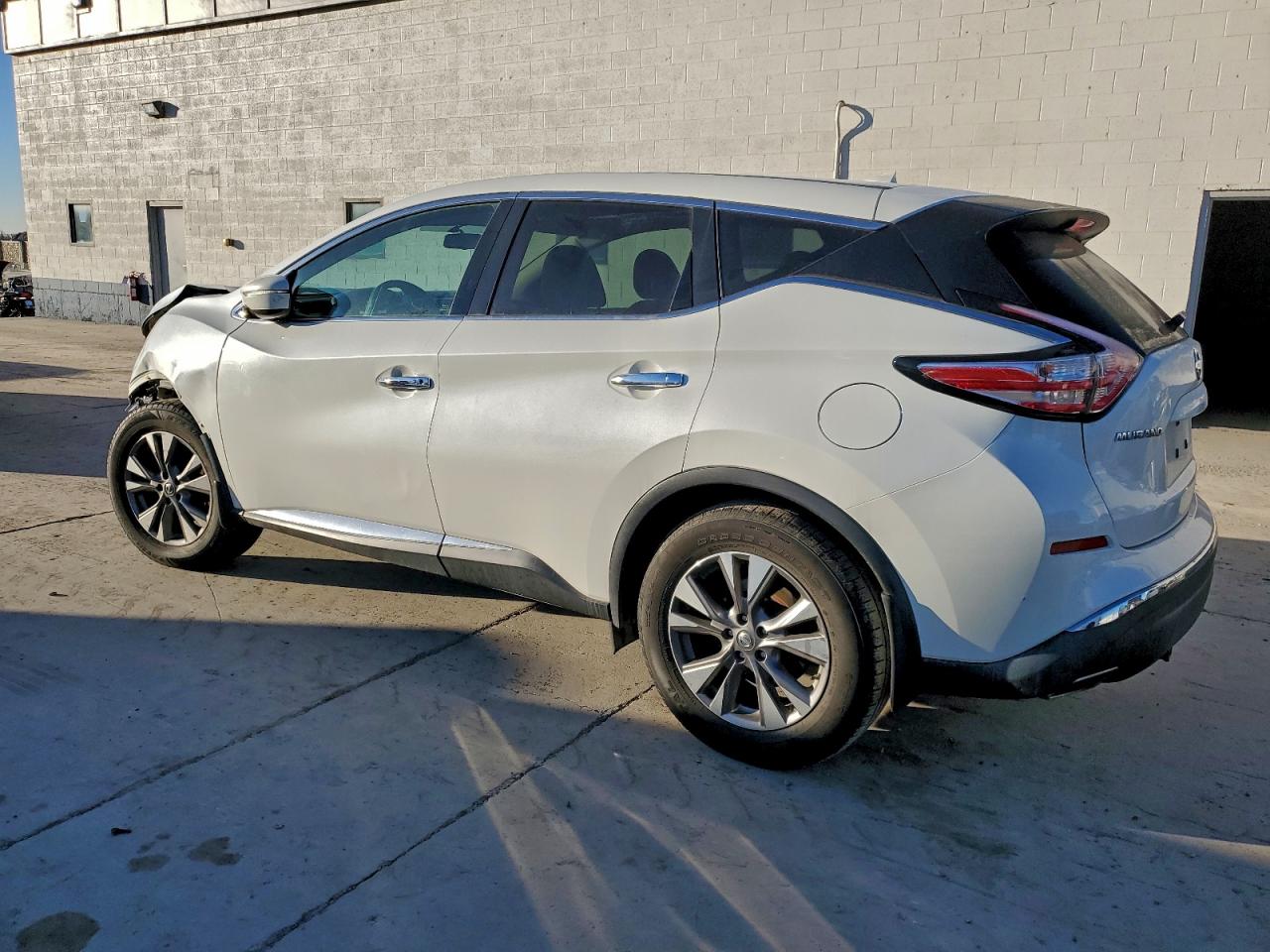 2015 Nissan Murano S White vin: 5N1AZ2MG3FN266617
