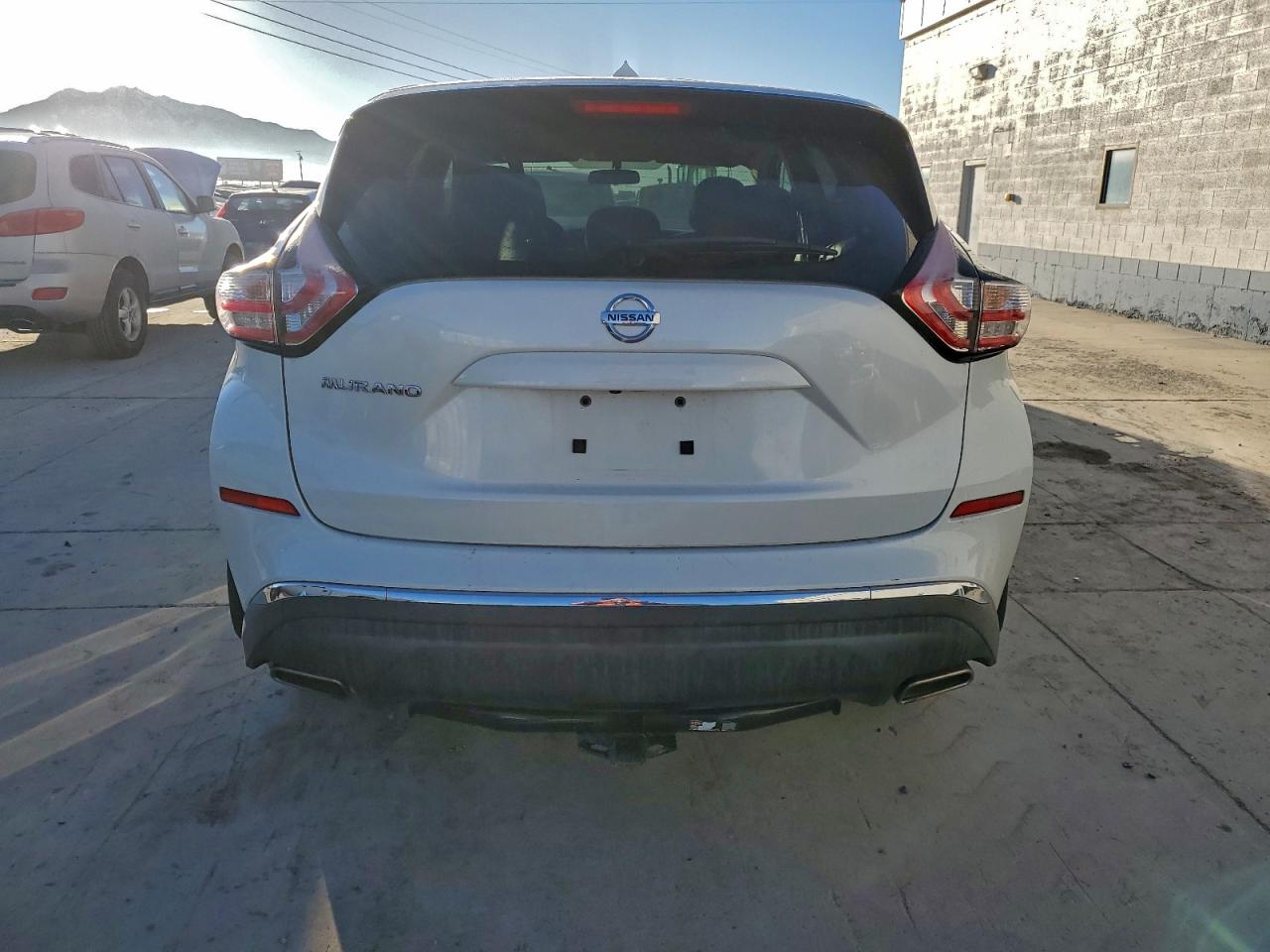 2015 Nissan Murano S White vin: 5N1AZ2MG3FN266617