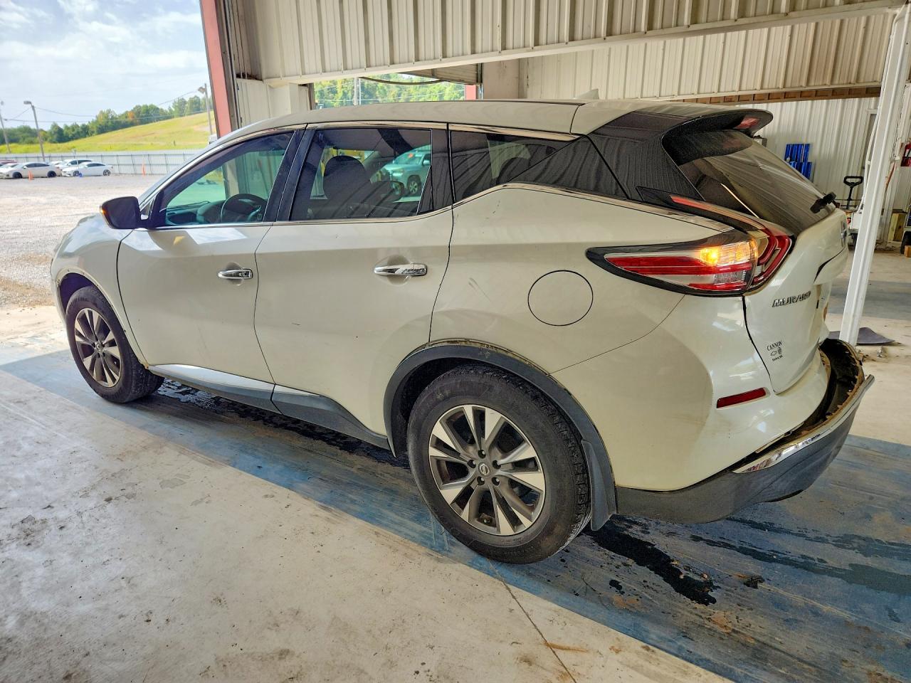 2015 Nissan Murano S White vin: 5N1AZ2MG3FN272661