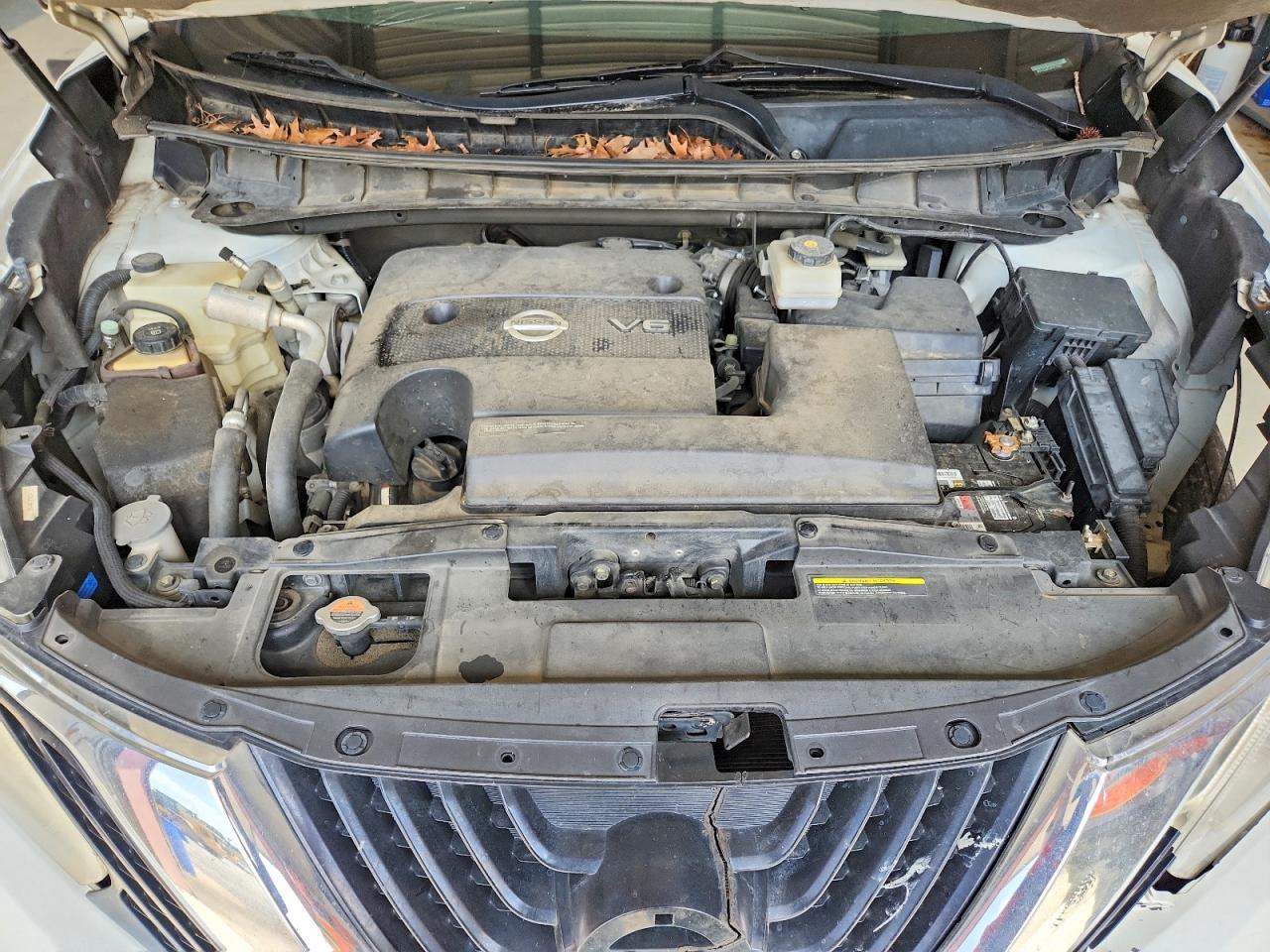2015 Nissan Murano S White vin: 5N1AZ2MG3FN272661
