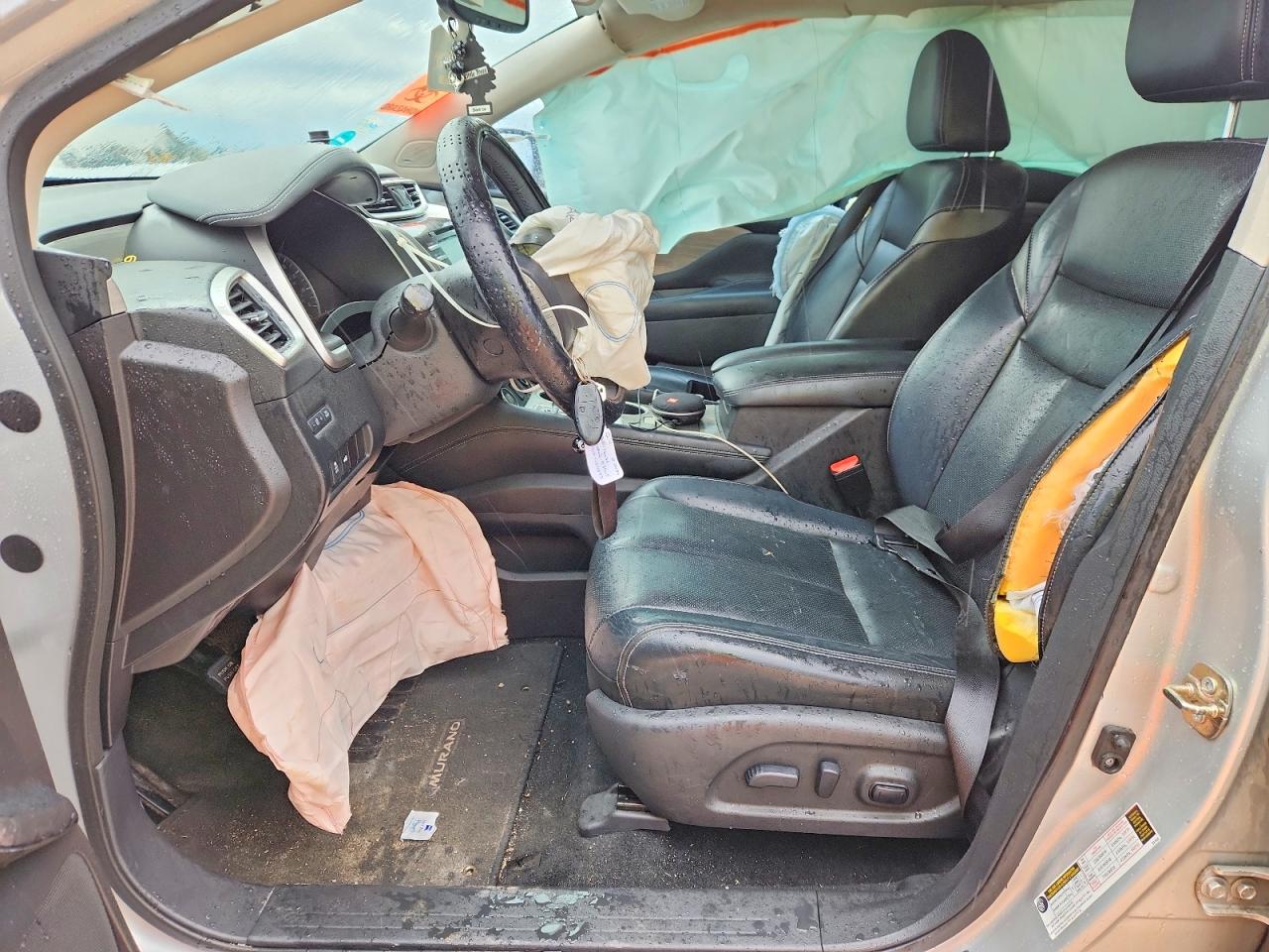 2015 Nissan Murano Sl Серебряный vin: 5N1AZ2MG3FN289900