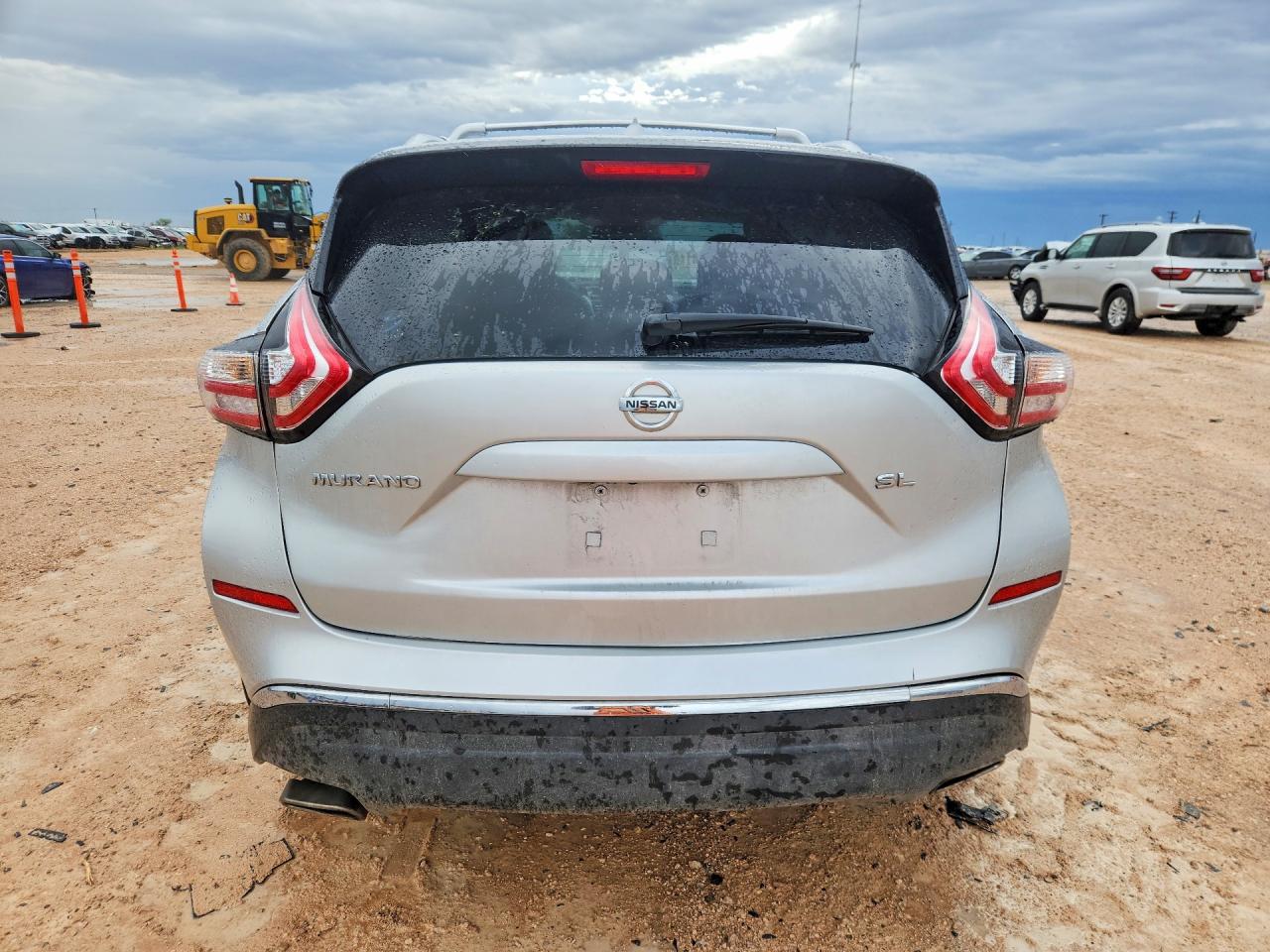 2015 Nissan Murano Sl Серебряный vin: 5N1AZ2MG3FN289900