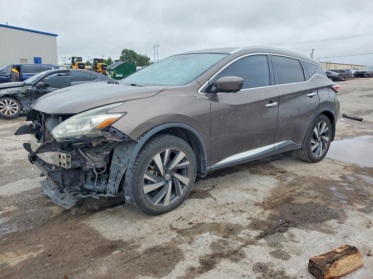 2015 Nissan Murano Platinum Brown vin: 5N1AZ2MG3FN290948