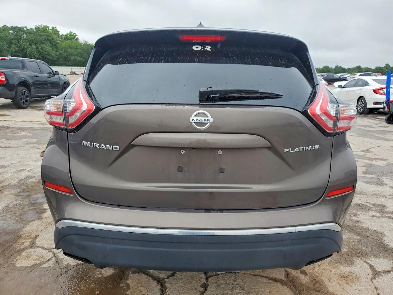 2015 Nissan Murano Platinum Brown vin: 5N1AZ2MG3FN290948