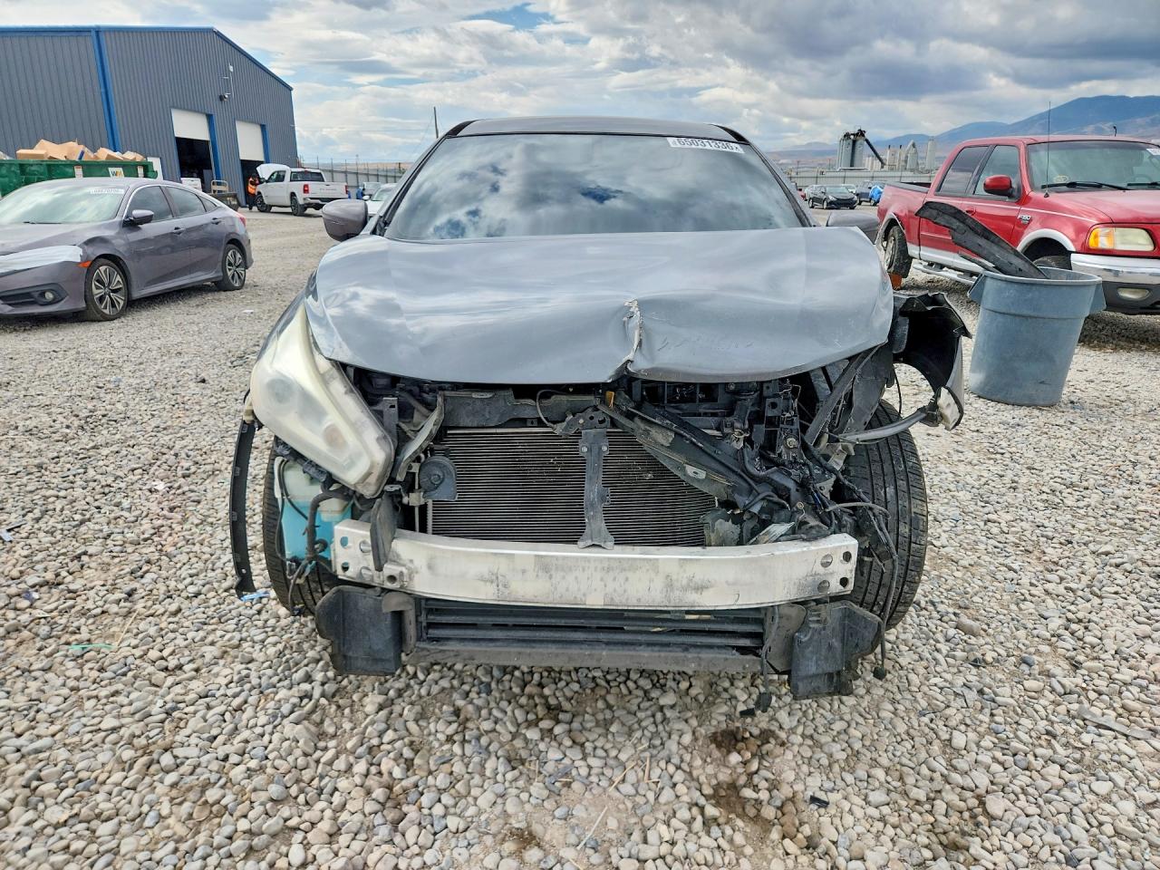 2017 Nissan Murano S Серый vin: 5N1AZ2MG3HN129082