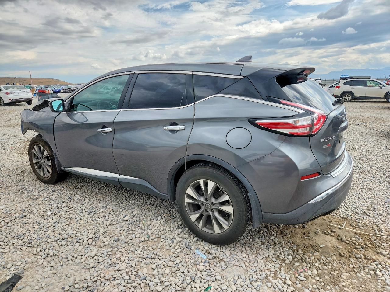 2017 Nissan Murano S Серый vin: 5N1AZ2MG3HN129082