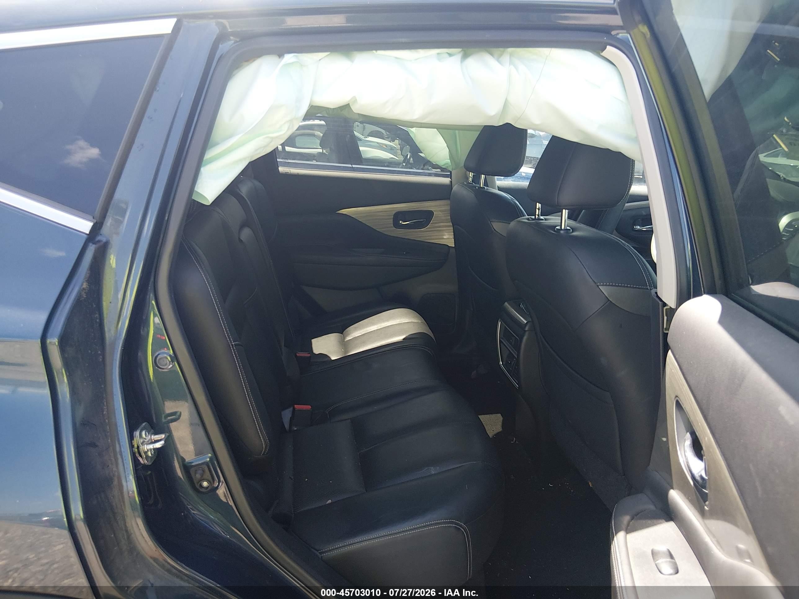 2015 Nissan Murano Sl Черный vin: 5N1AZ2MG4FN216356
