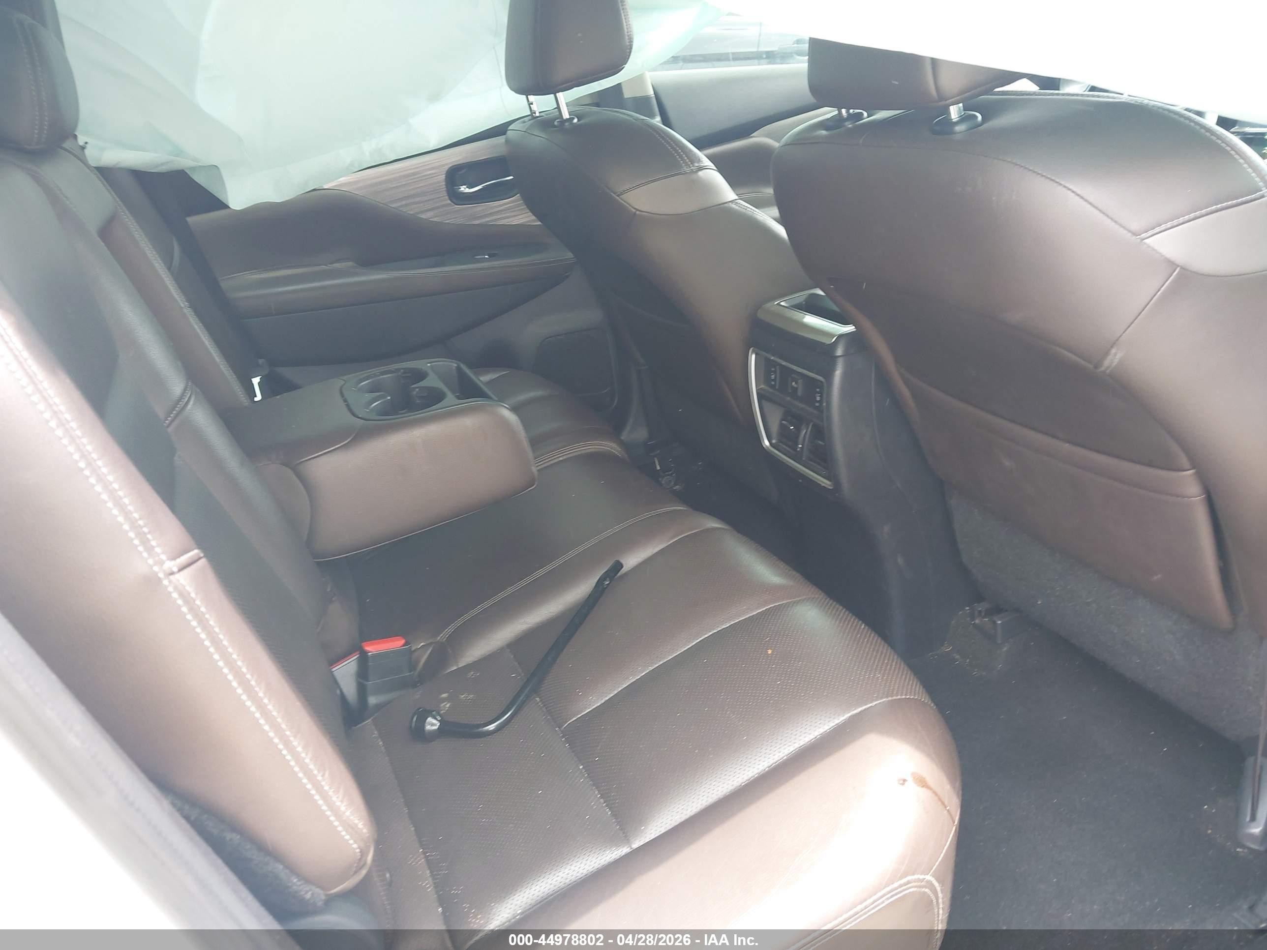2015 Nissan Murano Platinum White vin: 5N1AZ2MG4FN221119