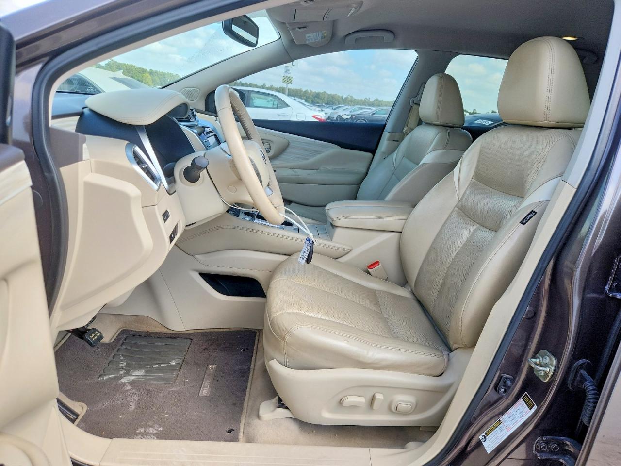 2015 Nissan Murano Sl Brown vin: 5N1AZ2MG4FN225879