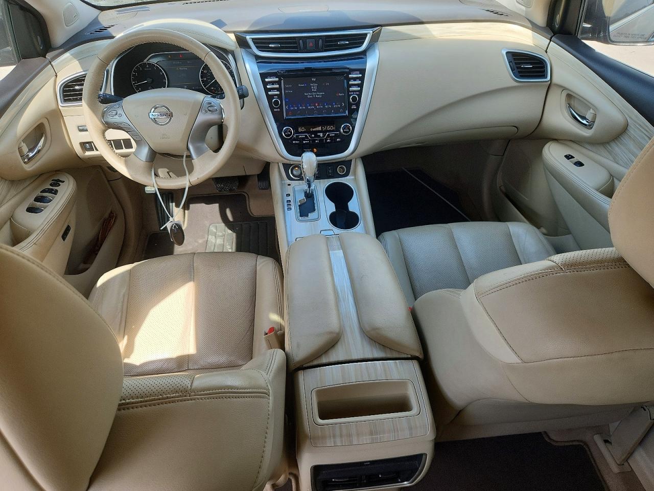 2015 Nissan Murano Sl Brown vin: 5N1AZ2MG4FN225879