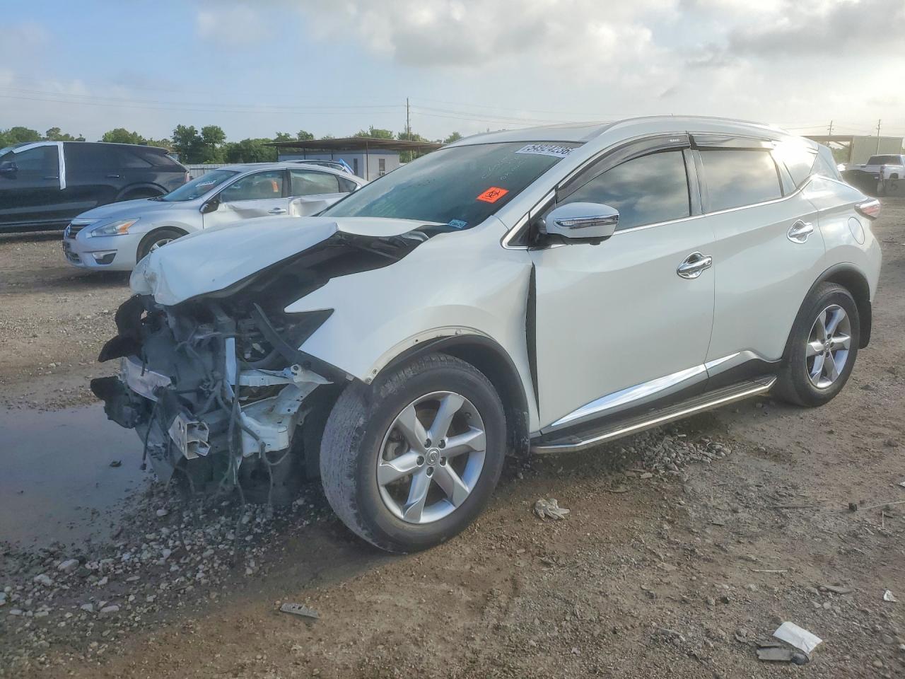 2015 Nissan Murano Platinum White vin: 5N1AZ2MG4FN229124