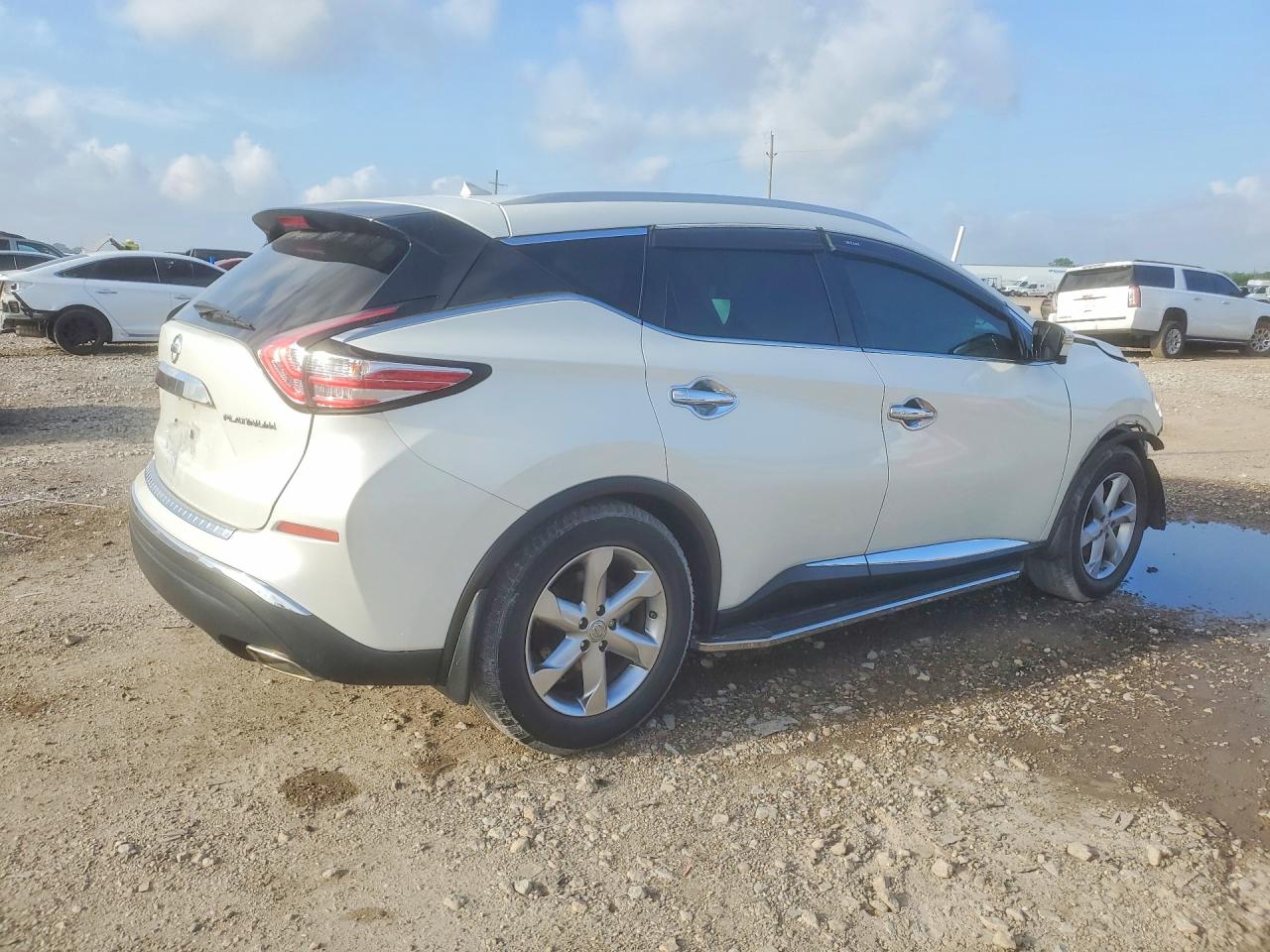 2015 Nissan Murano Platinum White vin: 5N1AZ2MG4FN229124
